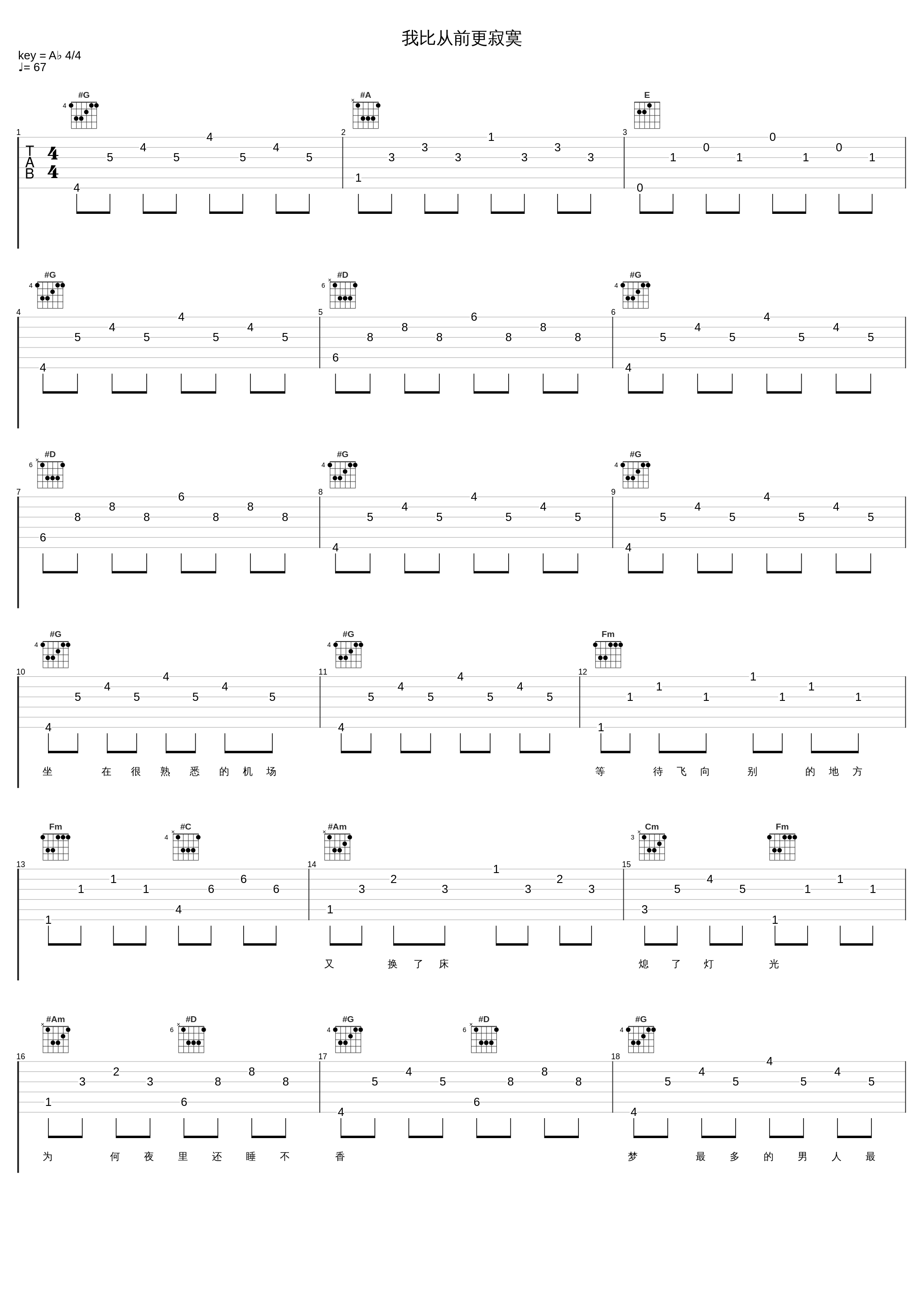 我比从前更寂寞_杨坤_1