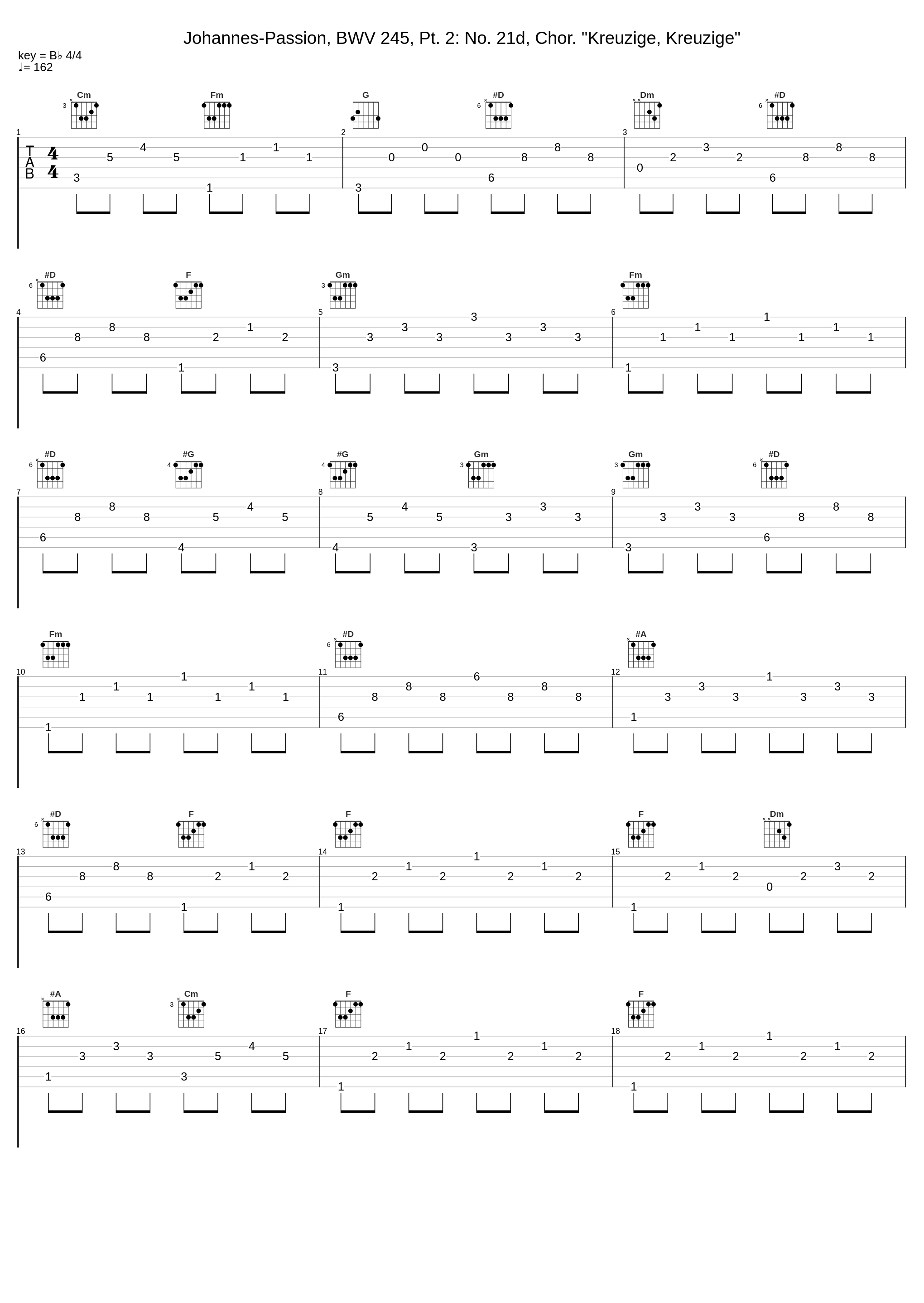 Johannes-Passion, BWV 245, Pt. 2: No. 21d, Chor. "Kreuzige, Kreuzige"_Theo Altmeyer,Franz Crass,Kurt Moll,Helmut Kühnle,Susanne Dürr,Martin Hermann,Elly Ameling,Brigitte Fassbaender,Kurt Equiluz,Siegmund Nimsgern,Hartmut Strebel,Michel Piguet,Hans-Ludwig Hauck,Heinz Jopen,Helga Thoene,Heinrich Haferland,Micha,Suddeutscher M_1