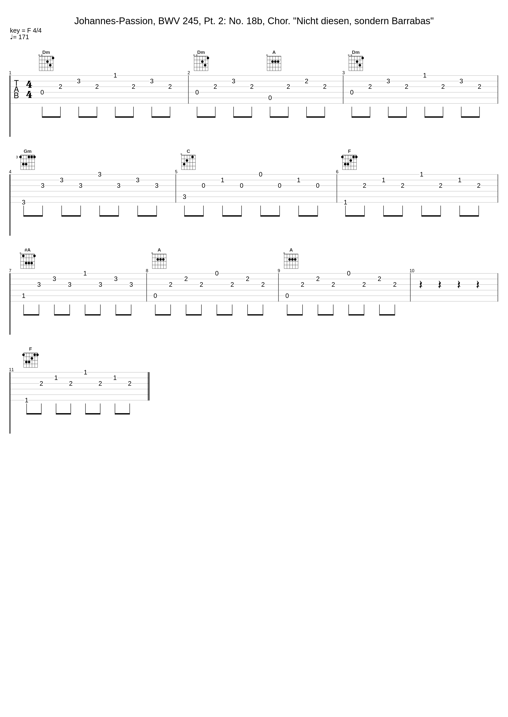 Johannes-Passion, BWV 245, Pt. 2: No. 18b, Chor. "Nicht diesen, sondern Barrabas"_Theo Altmeyer,Franz Crass,Kurt Moll,Helmut Kühnle,Susanne Dürr,Martin Hermann,Elly Ameling,Brigitte Fassbaender,Kurt Equiluz,Siegmund Nimsgern,Hartmut Strebel,Michel Piguet,Hans-Ludwig Hauck,Heinz Jopen,Helga Thoene,Heinrich Haferland,Micha,Suddeutscher M_1