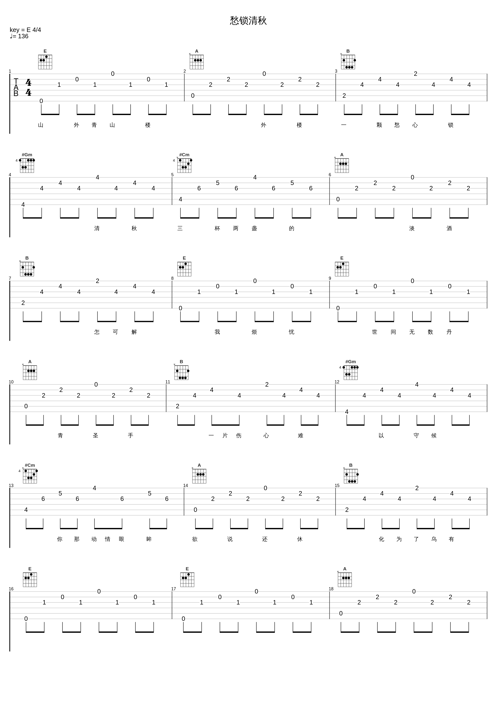 愁锁清秋_饭思思_1