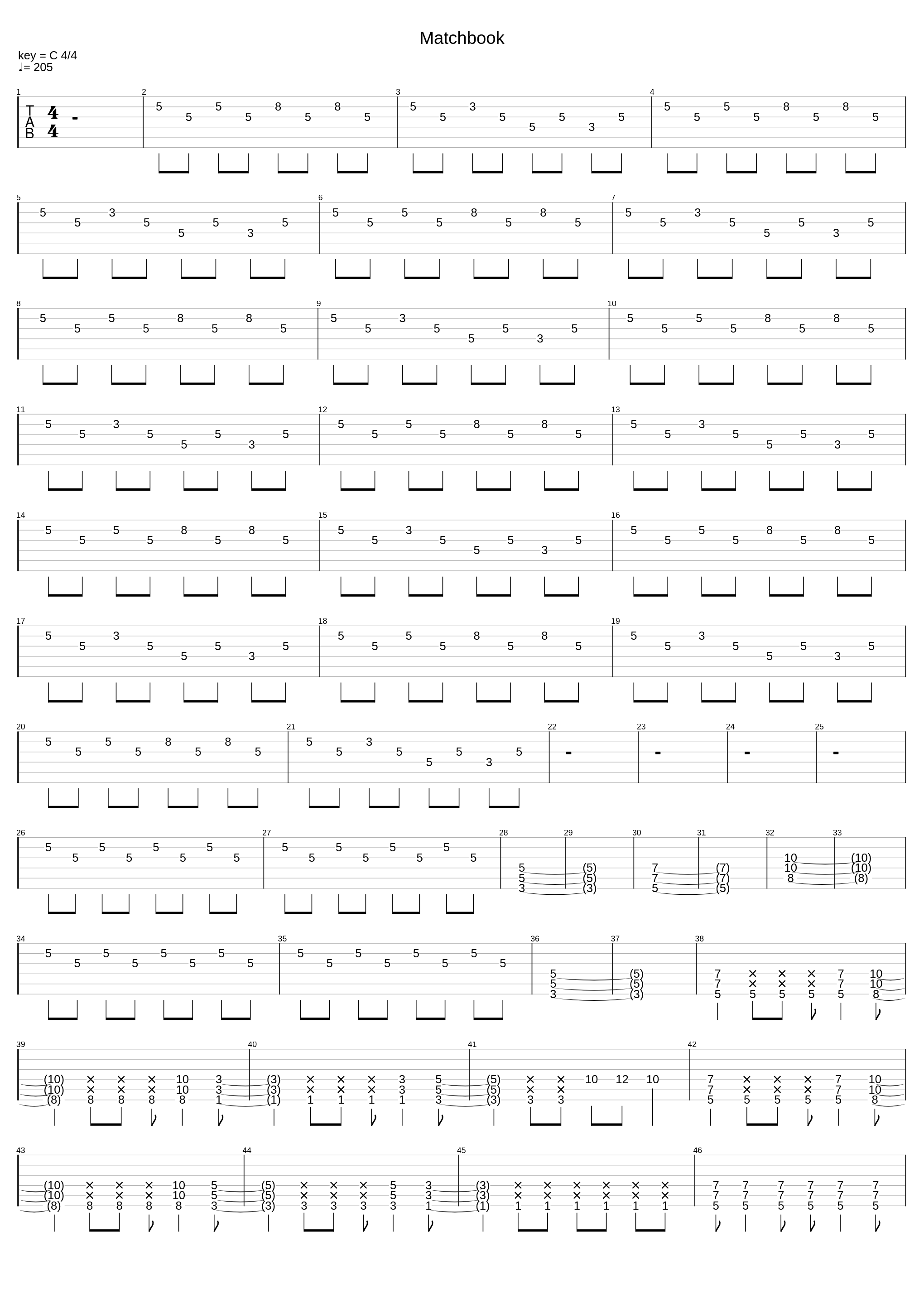 Matchbook_Strung Out_1