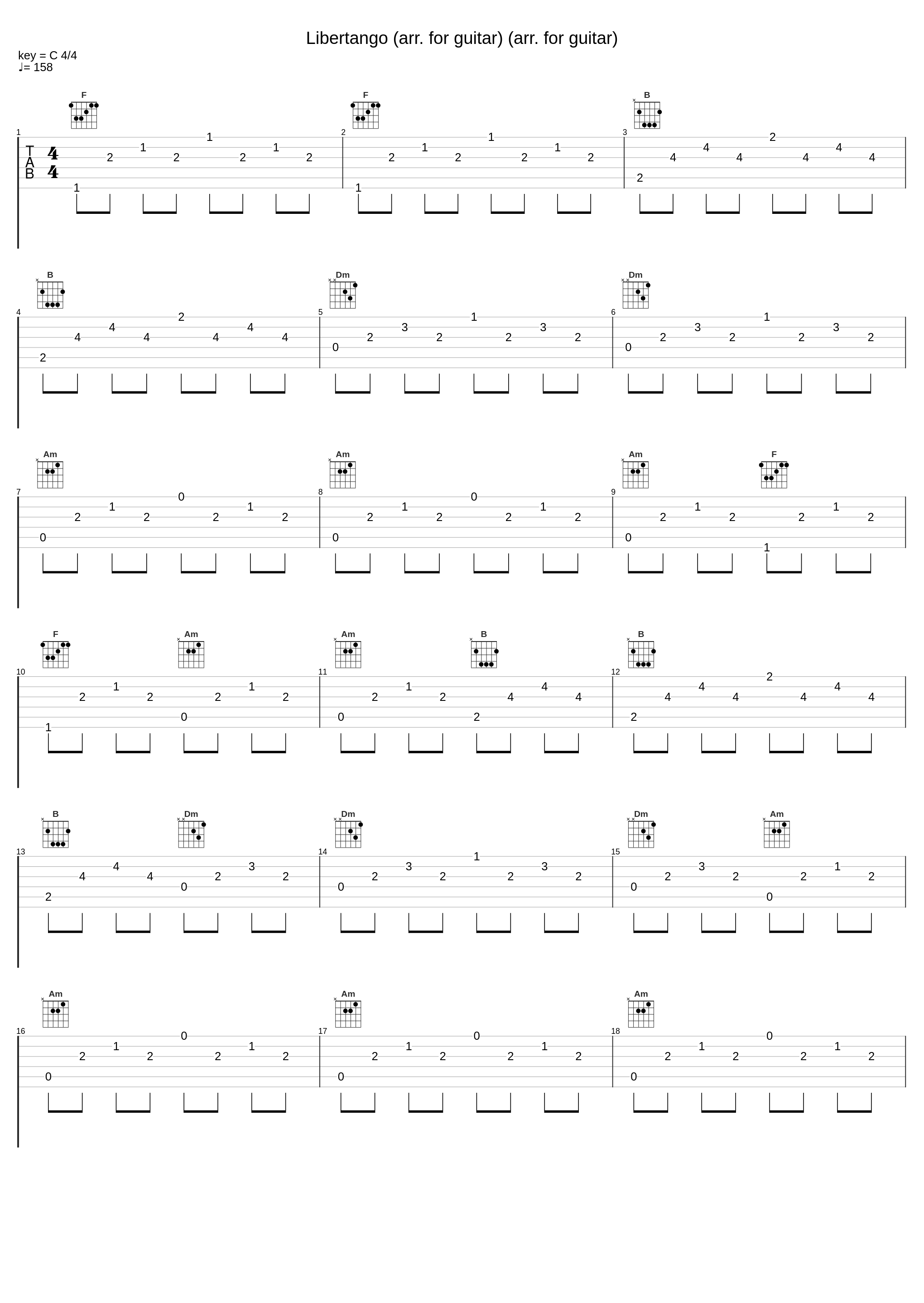 Libertango (arr. for guitar) (arr. for guitar)_Victor Villadangos_1