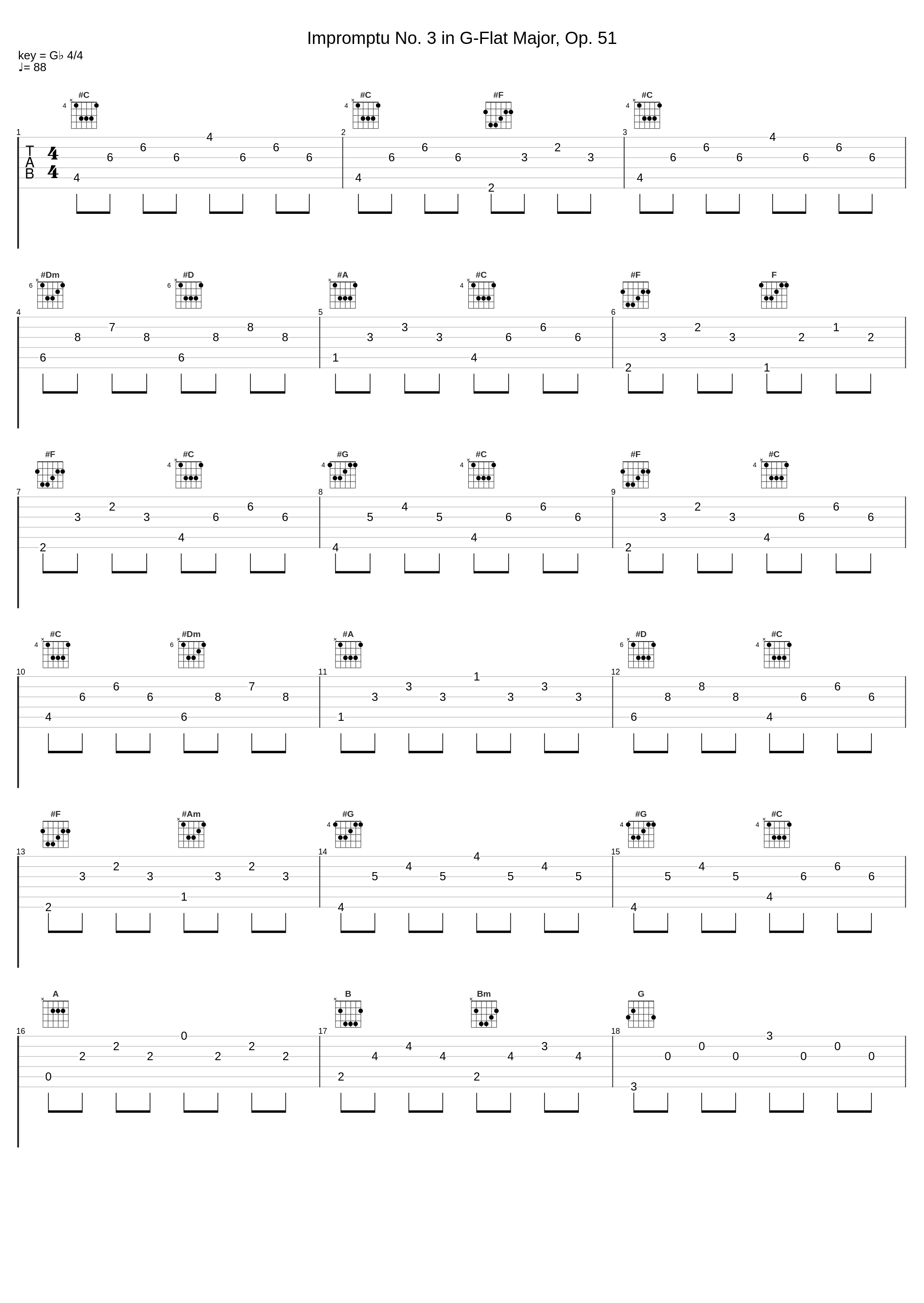 Impromptu No. 3 in G-Flat Major, Op. 51_李云迪_1