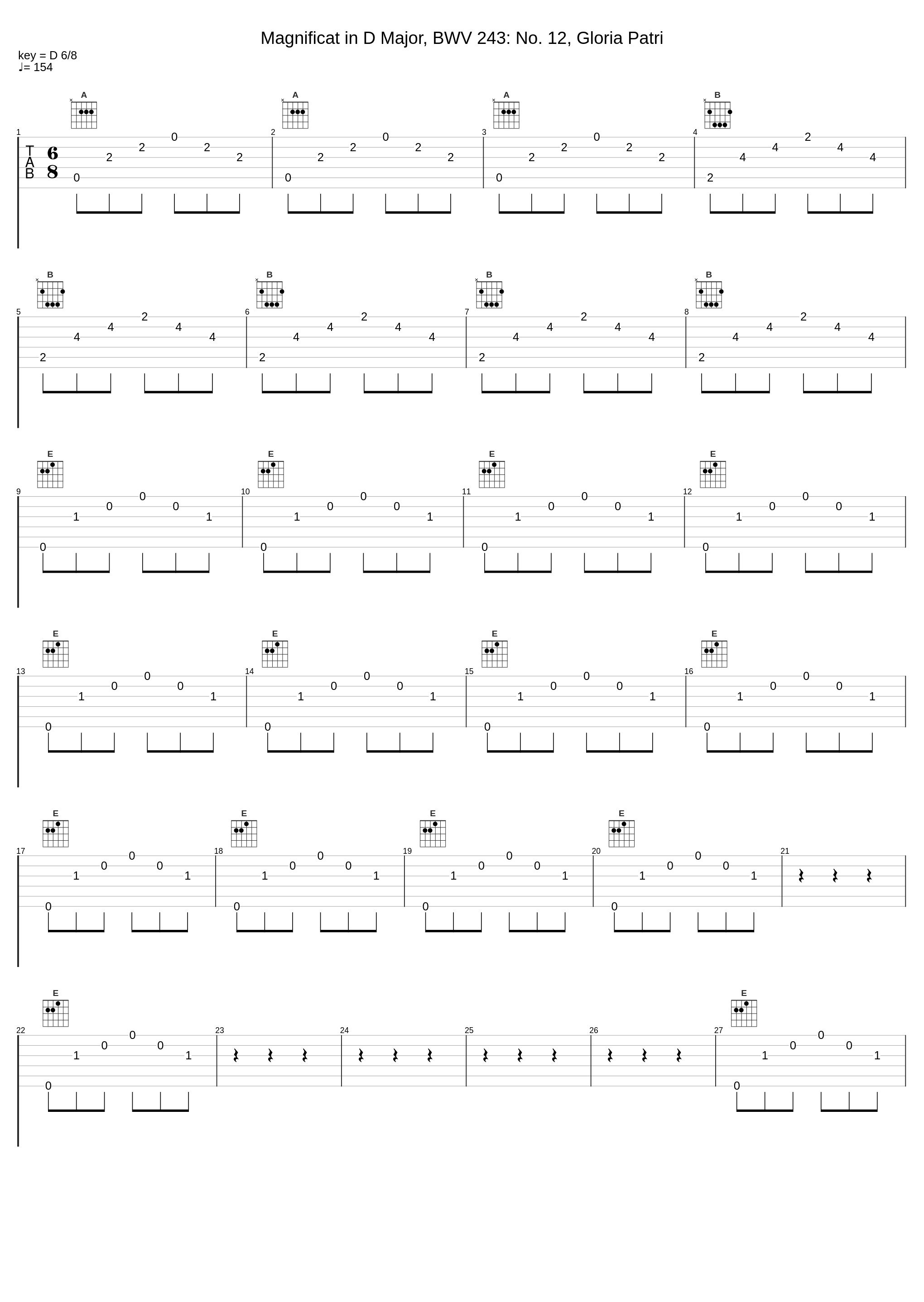 Magnificat in D Major, BWV 243: No. 12, Gloria Patri_Thomanerchor,Gewandhausorchester Leipzig,Günther Ramin_1