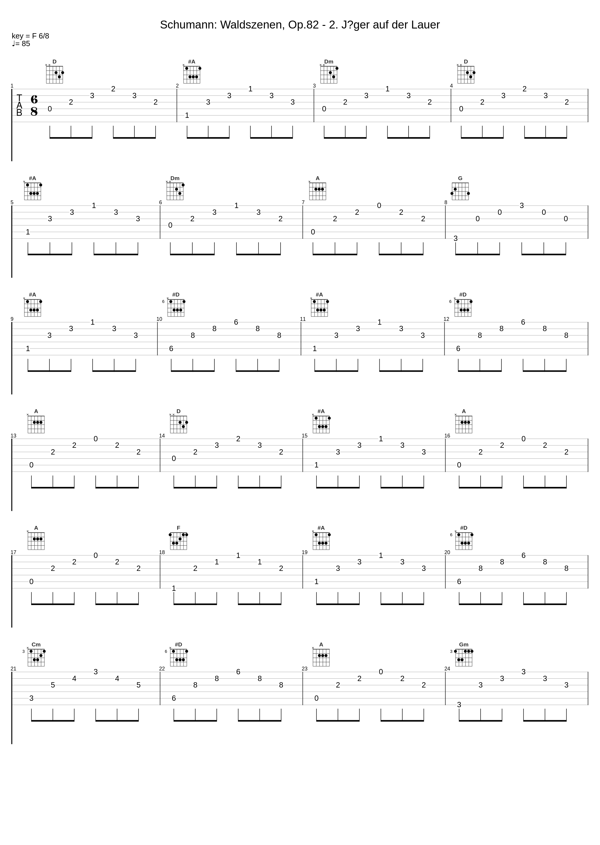 Schumann: Waldszenen, Op.82 - 2. Jäger auf der Lauer_內田光子_1