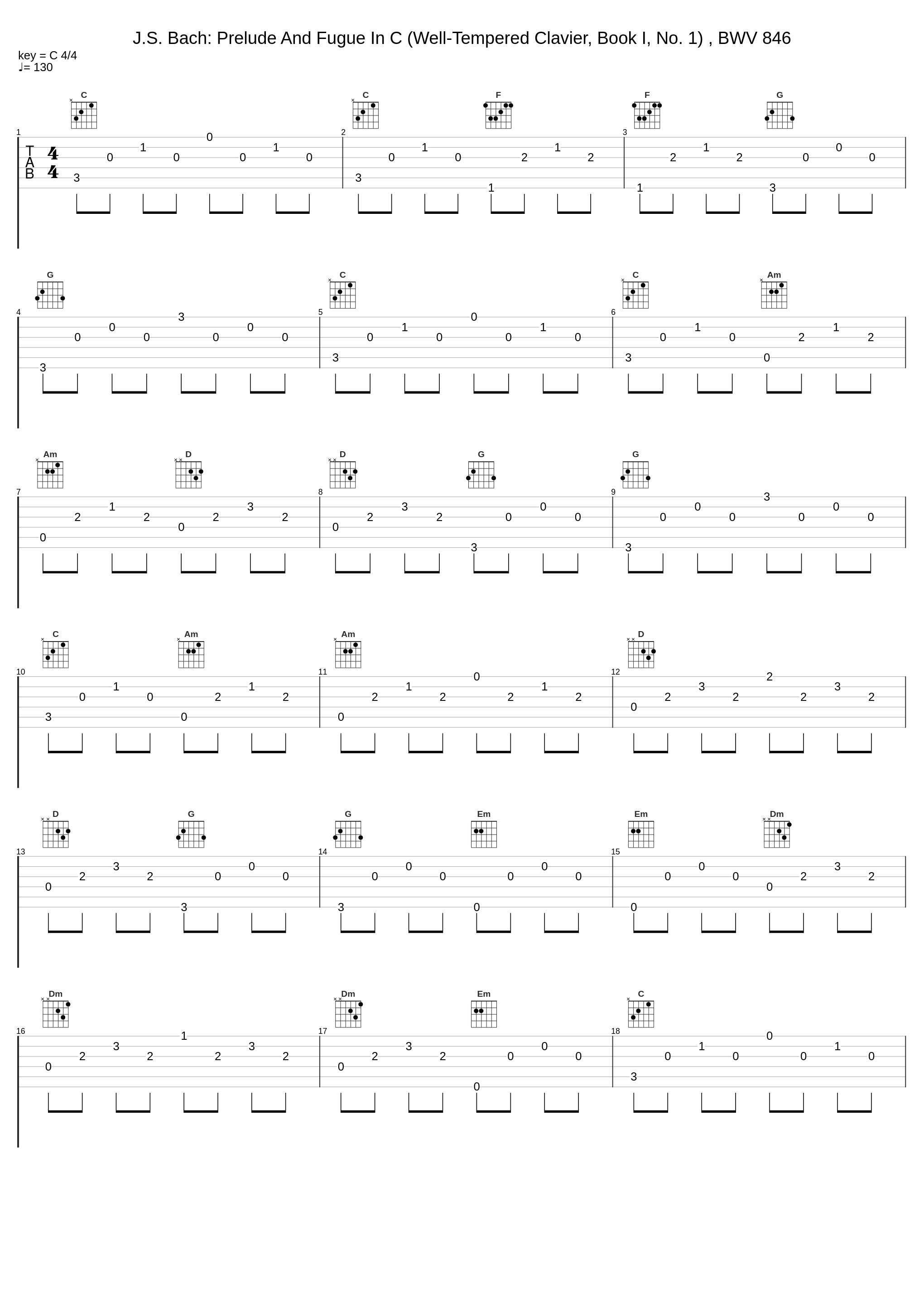 J.S. Bach: Prelude And Fugue In C (Well-Tempered Clavier, Book I, No. 1) , BWV 846_Walter Gieseking_1