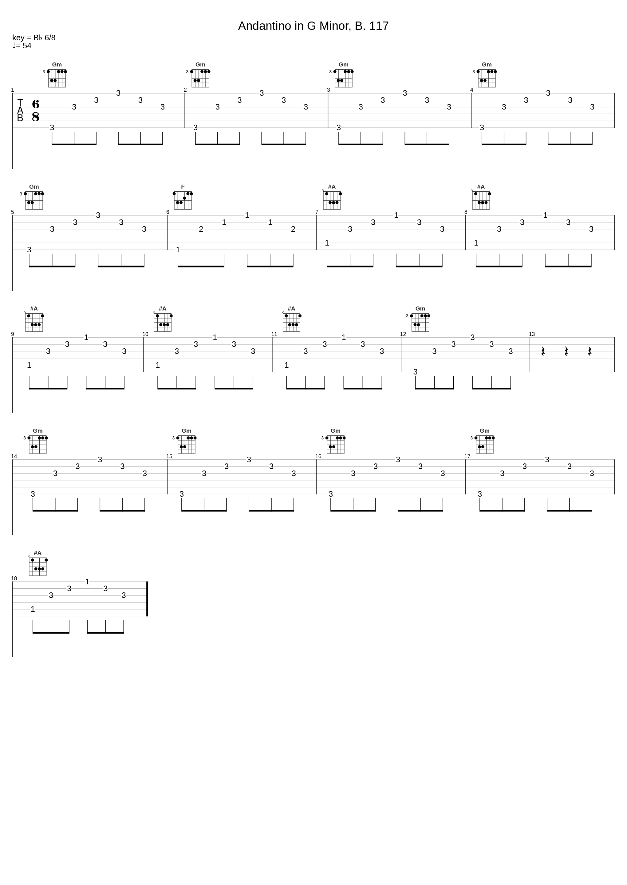 Andantino in G Minor, B. 117_Evgeny Starodubtsev_1