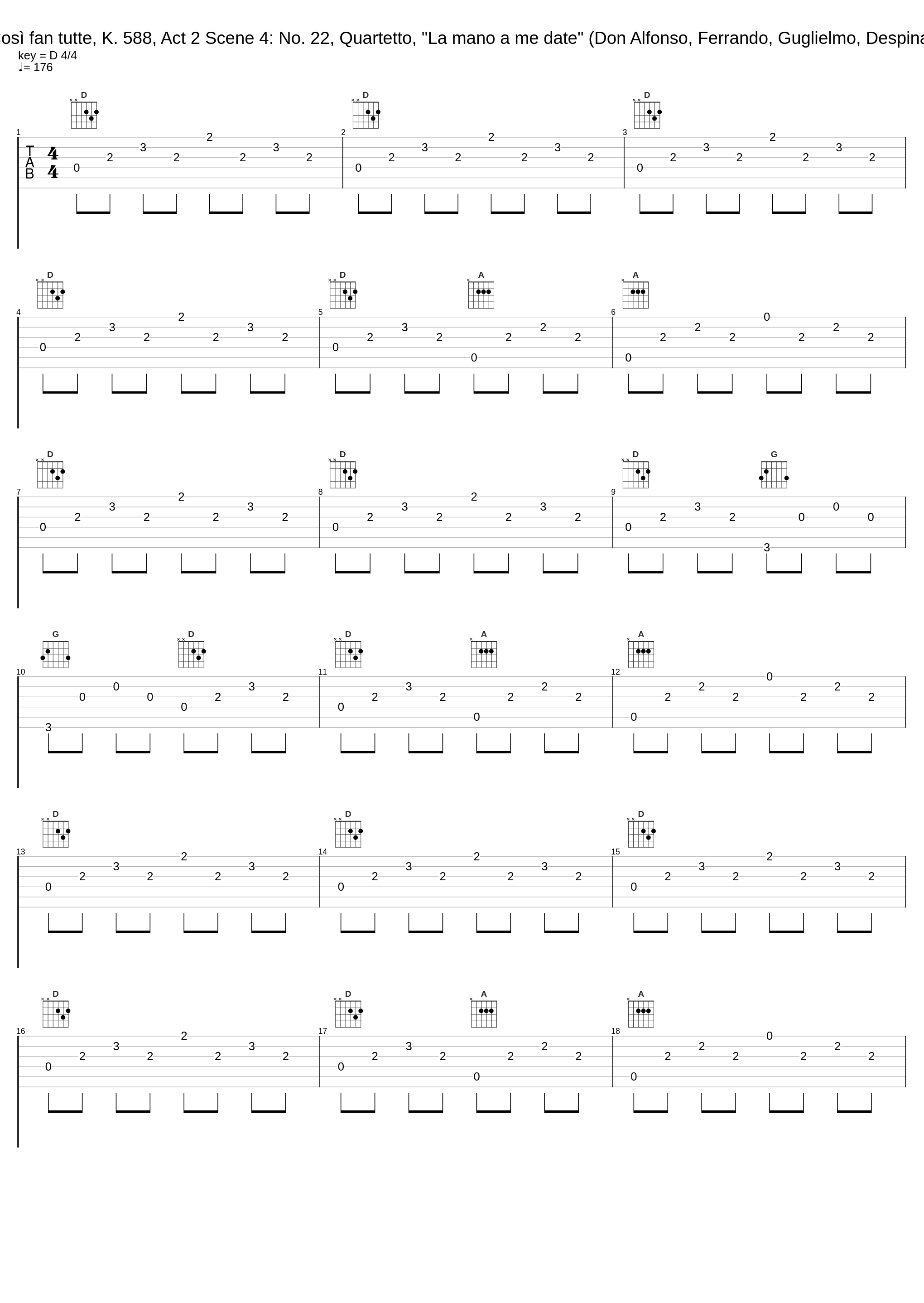 Così fan tutte, K. 588, Act 2 Scene 4: No. 22, Quartetto, "La mano a me date" (Don Alfonso, Ferrando, Guglielmo, Despina)_Elisabeth Schwarzkopf,Christa Ludwig,Alfredo Kraus,Giuseppe Taddei,Walter Berry,Hanny Steffek,Heinrich Schmidt,Philharmonia Chorus,Philharmonia Orchestra,Karl Böhm_1