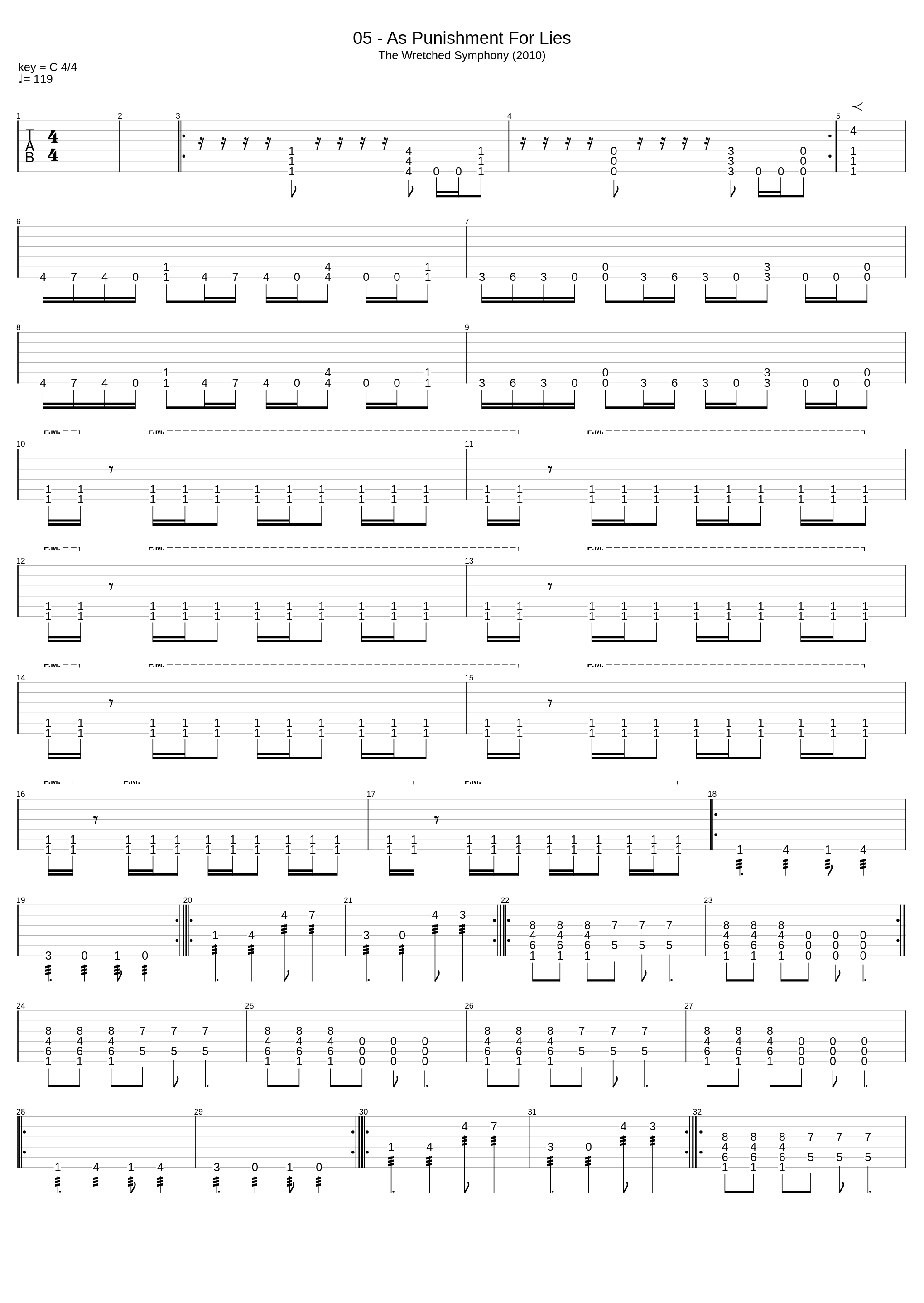 As Punishment For Lies_Dead Silence Hides My Cries_1