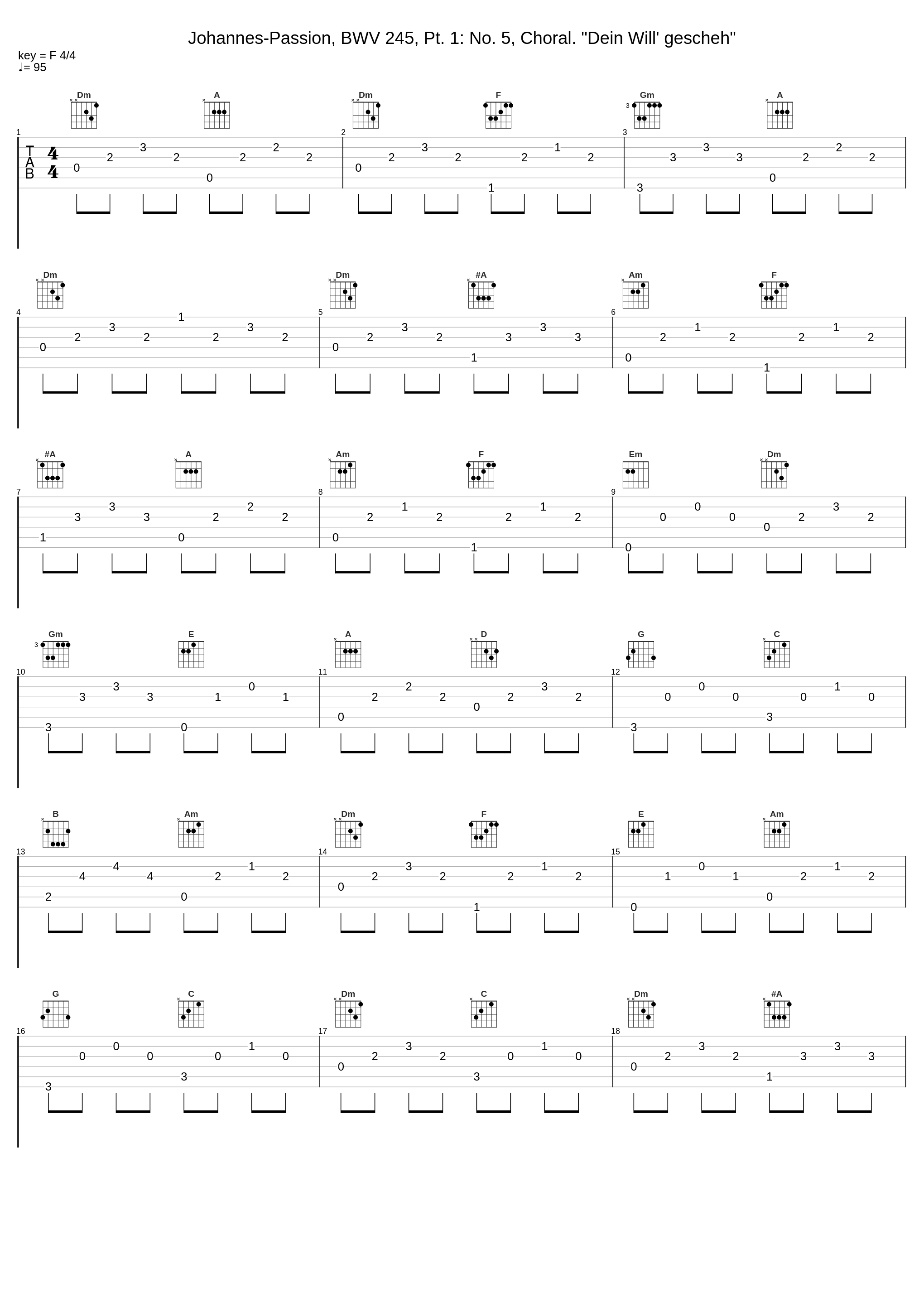 Johannes-Passion, BWV 245, Pt. 1: No. 5, Choral. "Dein Will' gescheh"_Theo Altmeyer,Franz Crass,Kurt Moll,Helmut Kühnle,Susanne Dürr,Martin Hermann,Elly Ameling,Brigitte Fassbaender,Kurt Equiluz,Siegmund Nimsgern,Hartmut Strebel,Michel Piguet,Hans-Ludwig Hauck,Heinz Jopen,Helga Thoene,Heinrich Haferland,Micha,Suddeutscher M_1