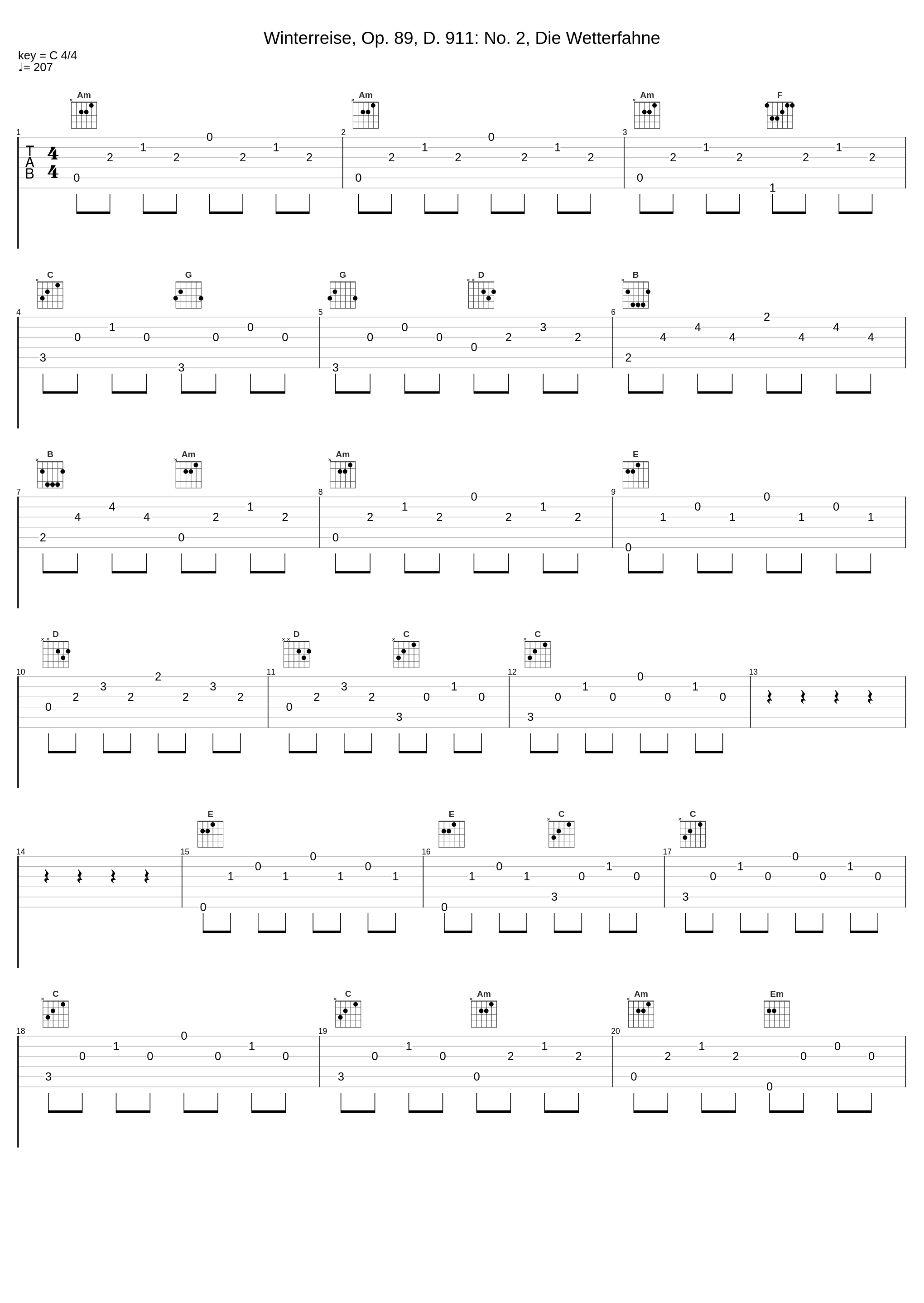 Winterreise, Op. 89, D. 911: No. 2, Die Wetterfahne_Mathias Hedegaard,Tove Lønskov_1