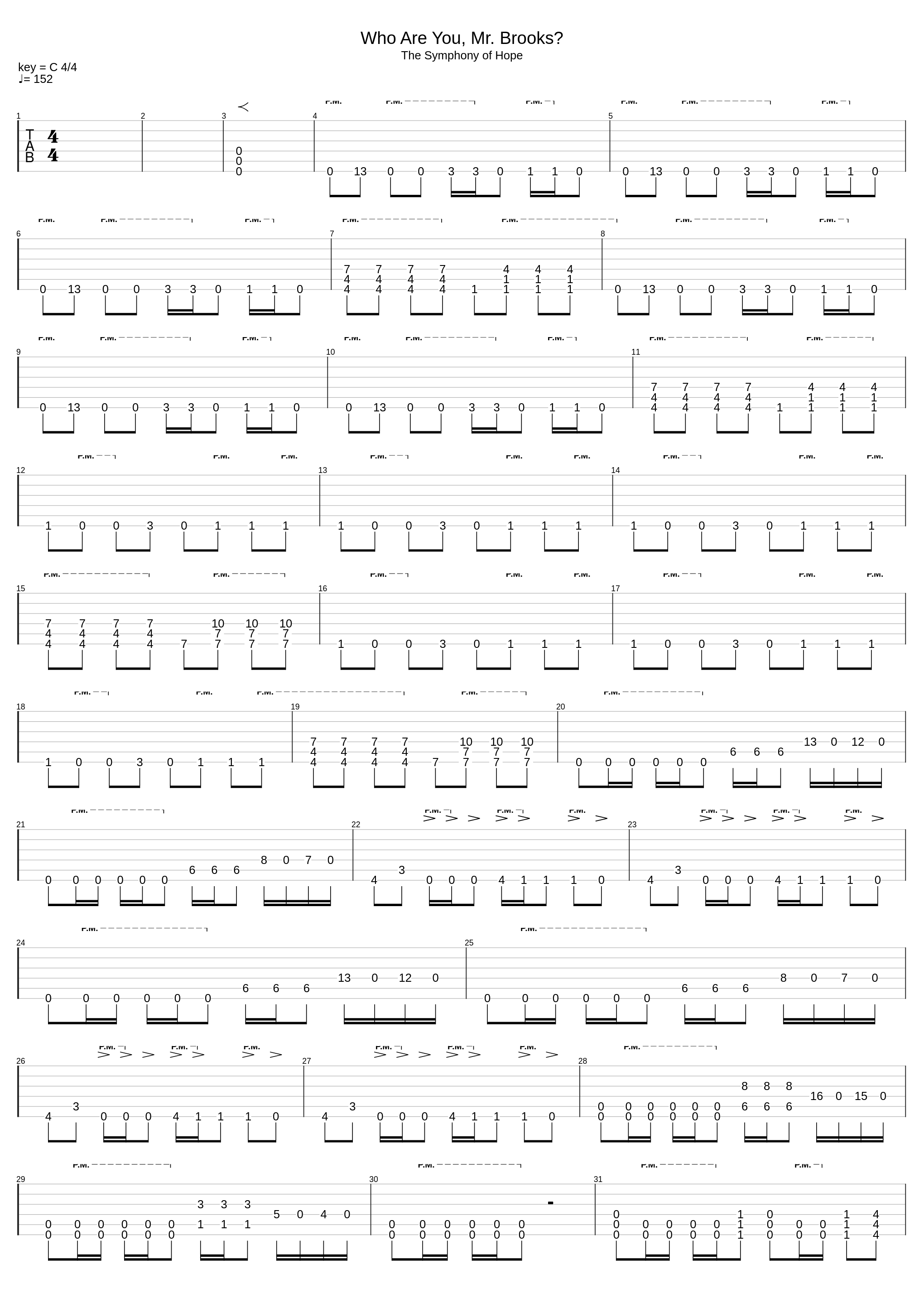 Who Are You, Mr. Brooks?_Dead Silence Hides My Cries_1