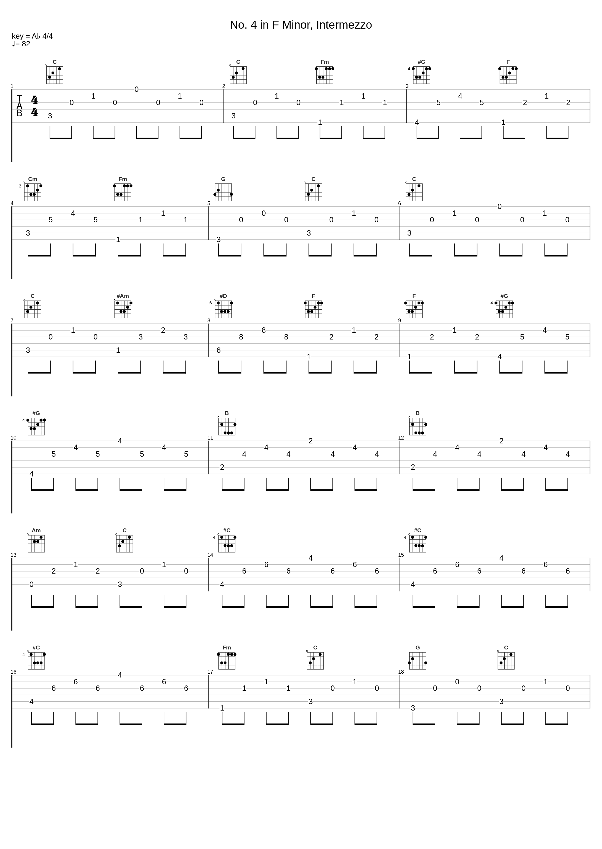 No. 4 in F Minor, Intermezzo_Zofia Antes_1