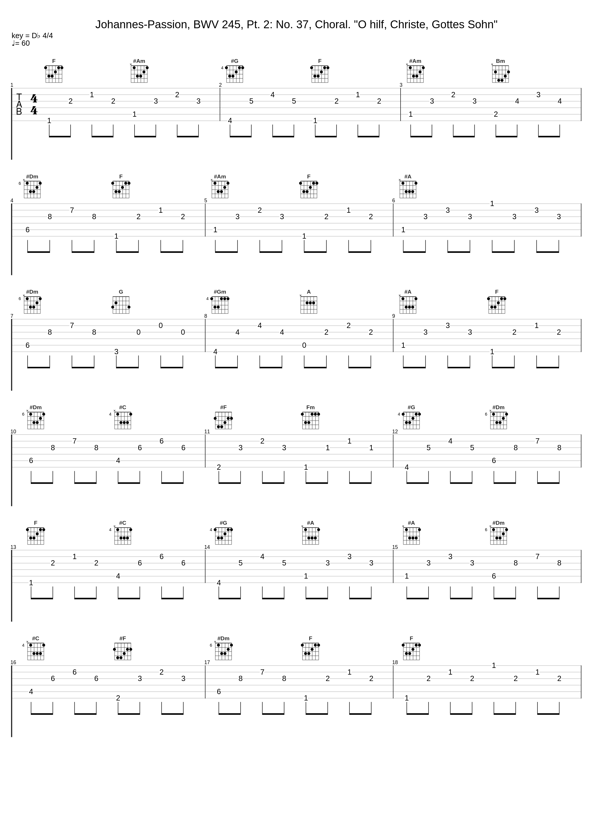 Johannes-Passion, BWV 245, Pt. 2: No. 37, Choral. "O hilf, Christe, Gottes Sohn"_Theo Altmeyer,Franz Crass,Kurt Moll,Helmut Kühnle,Susanne Dürr,Martin Hermann,Elly Ameling,Brigitte Fassbaender,Kurt Equiluz,Siegmund Nimsgern,Hartmut Strebel,Michel Piguet,Hans-Ludwig Hauck,Heinz Jopen,Helga Thoene,Heinrich Haferland,Micha,Suddeutscher M_1