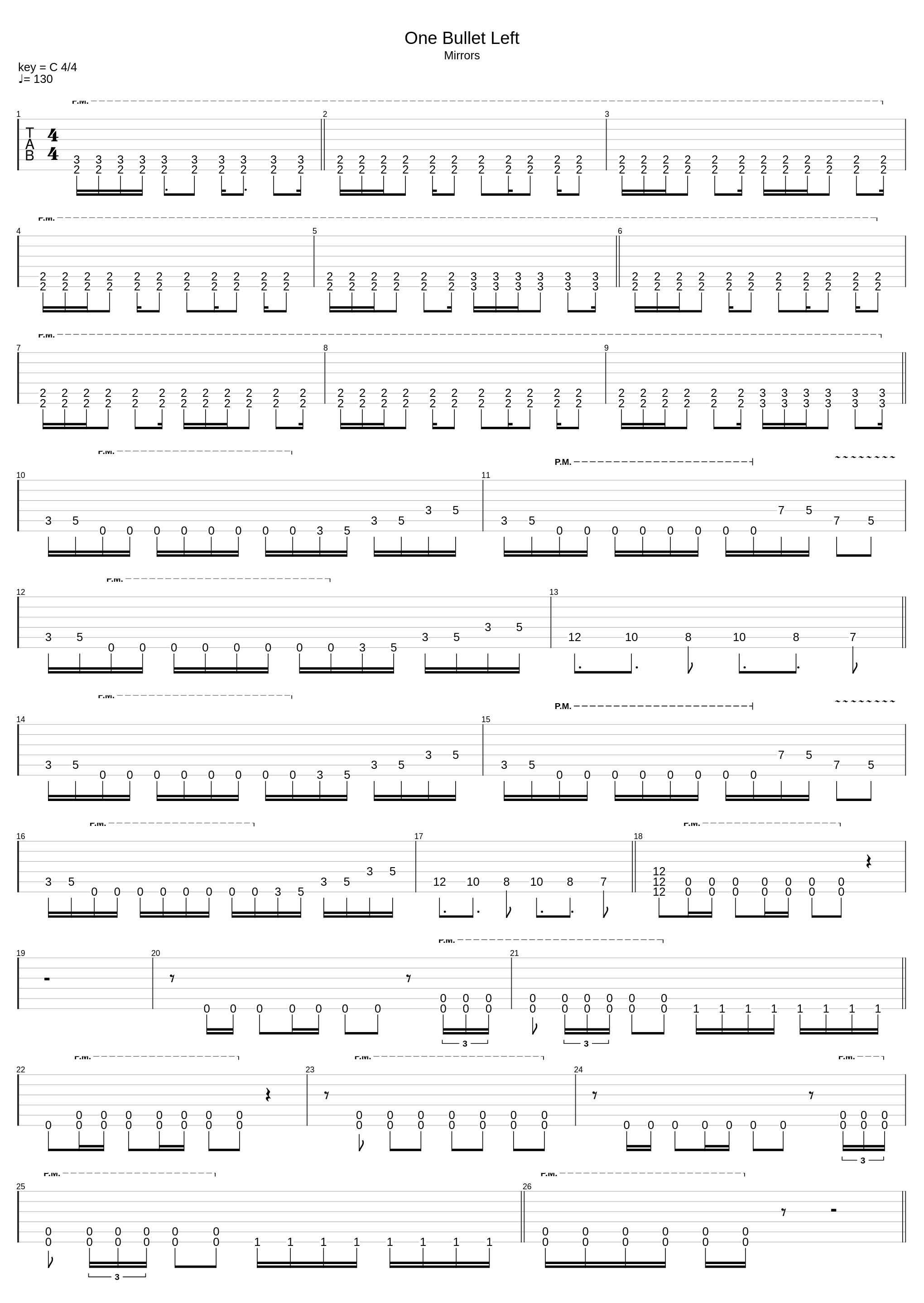 One Bullet Left_Breakdown Of Sanity_1