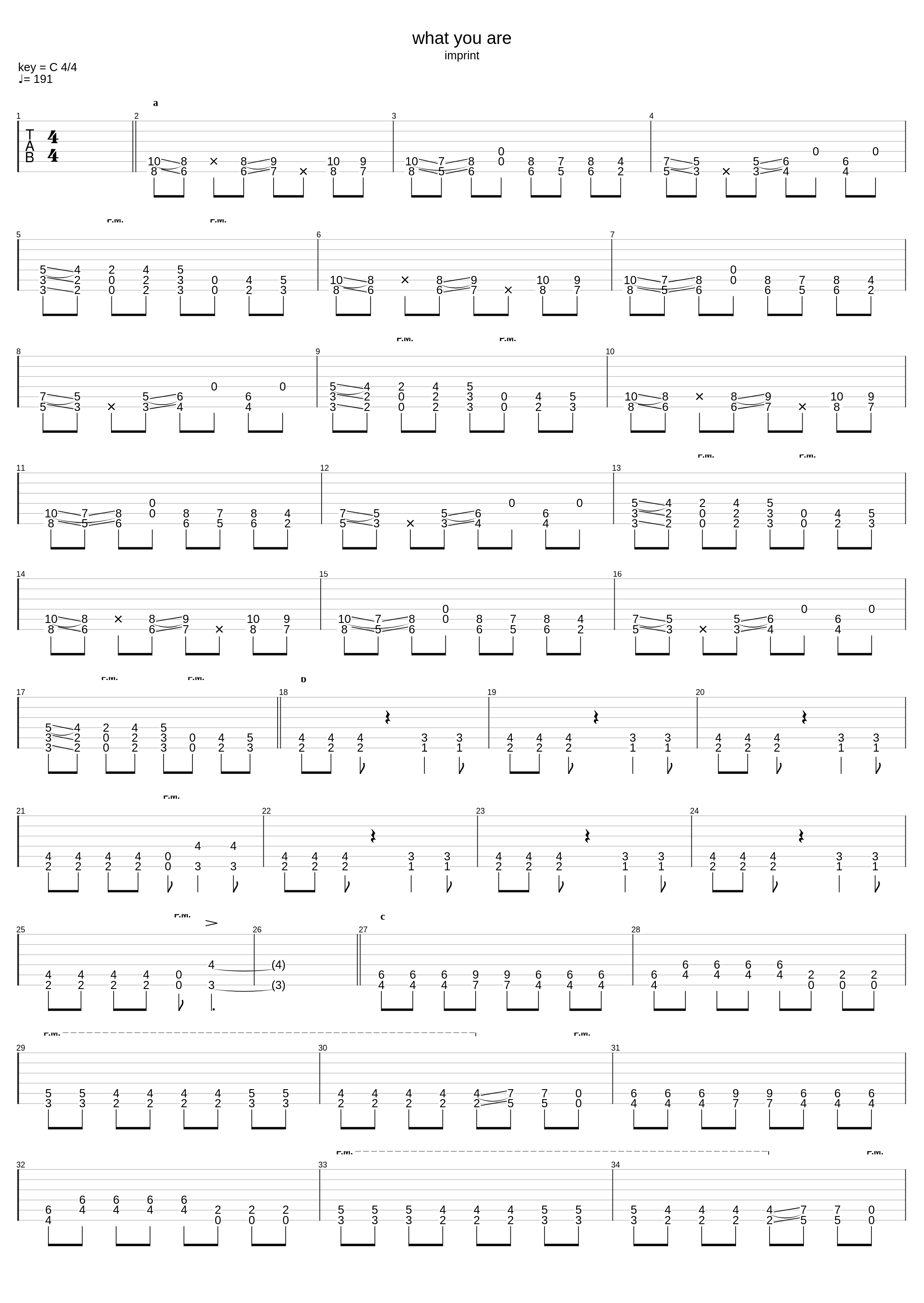 What You Are_Vision Of Disorder_1