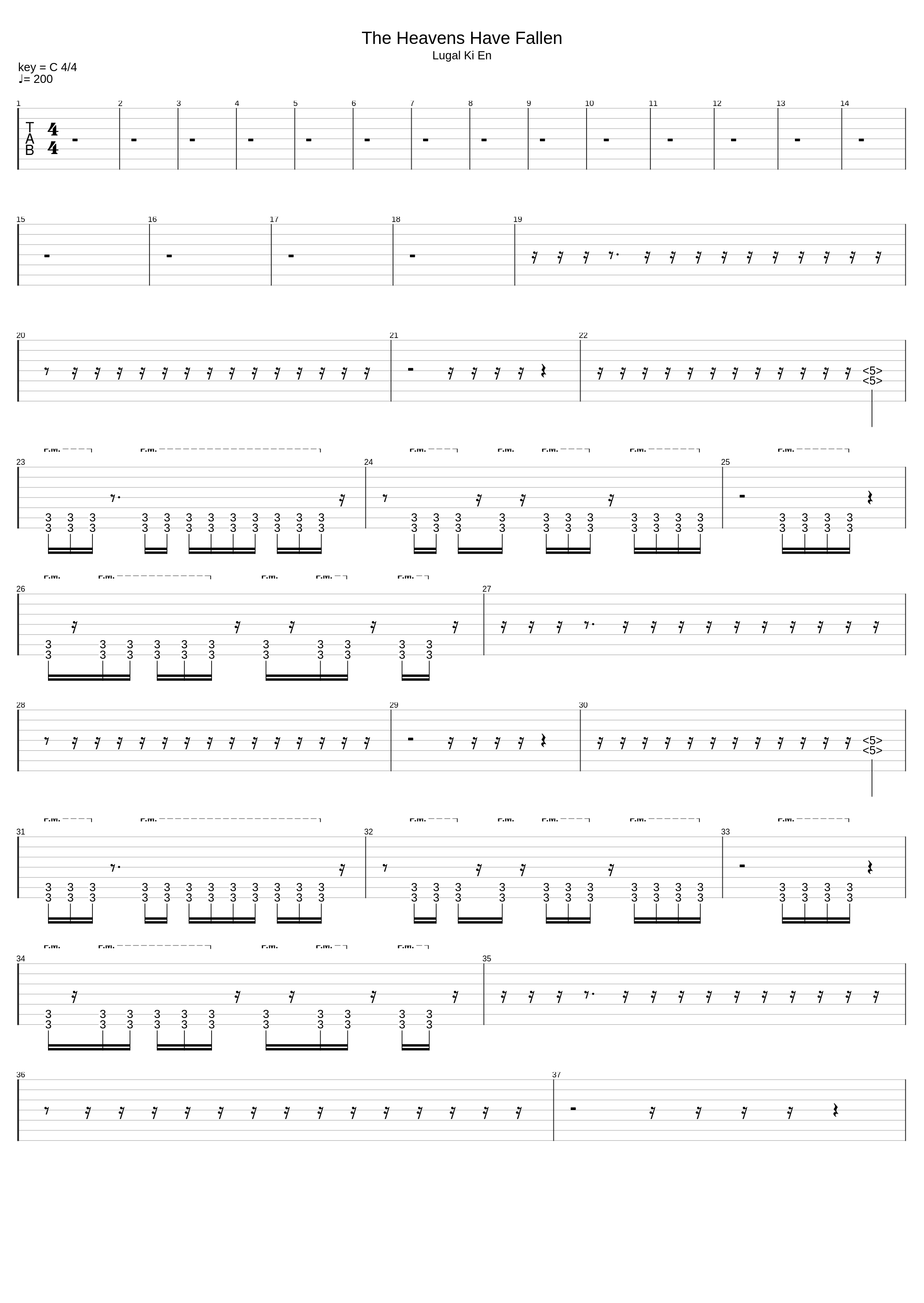 The Heaven Have Fallen_Rings Of Saturn_1