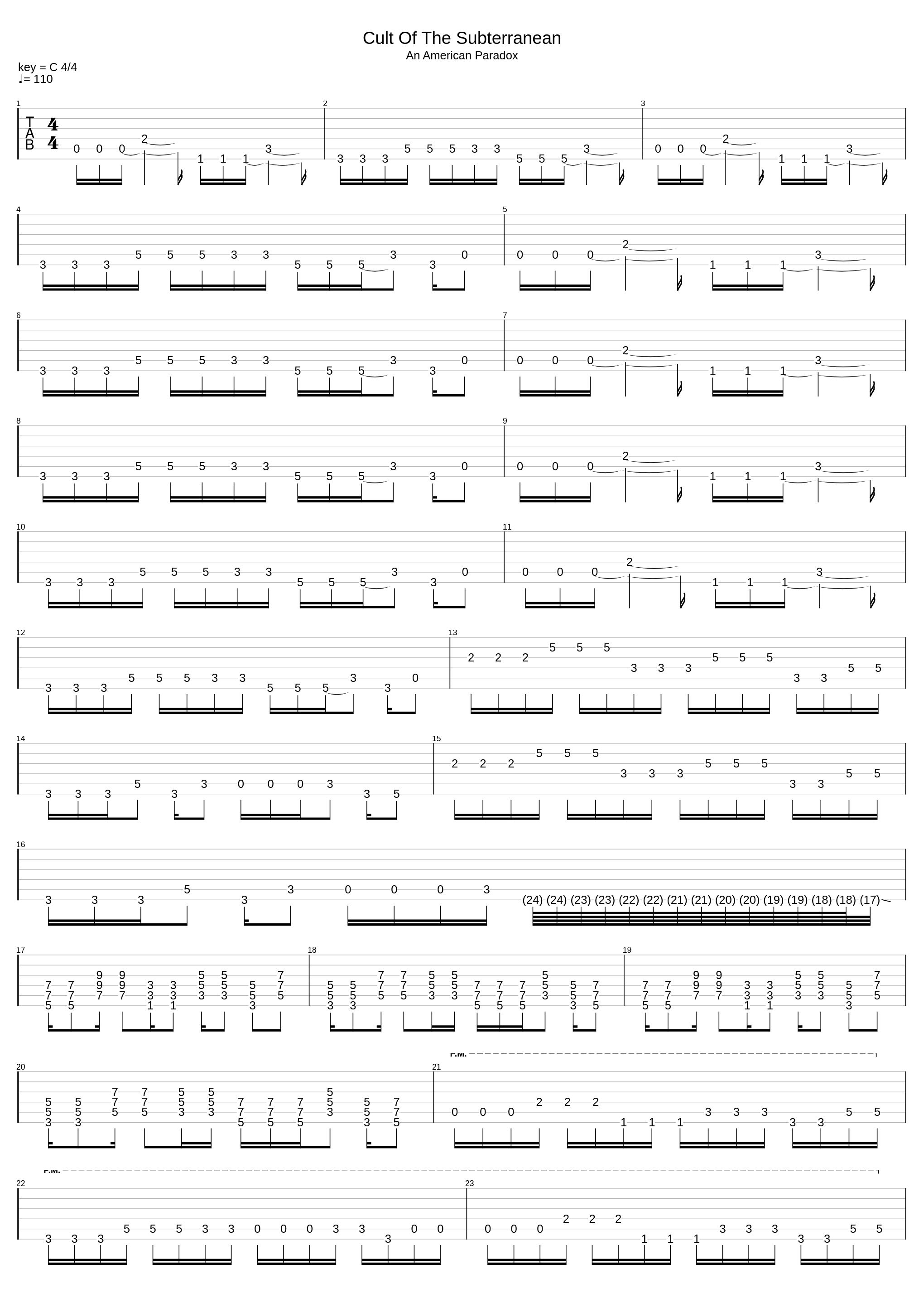 Cult Of The Subterranean_Strung Out_1