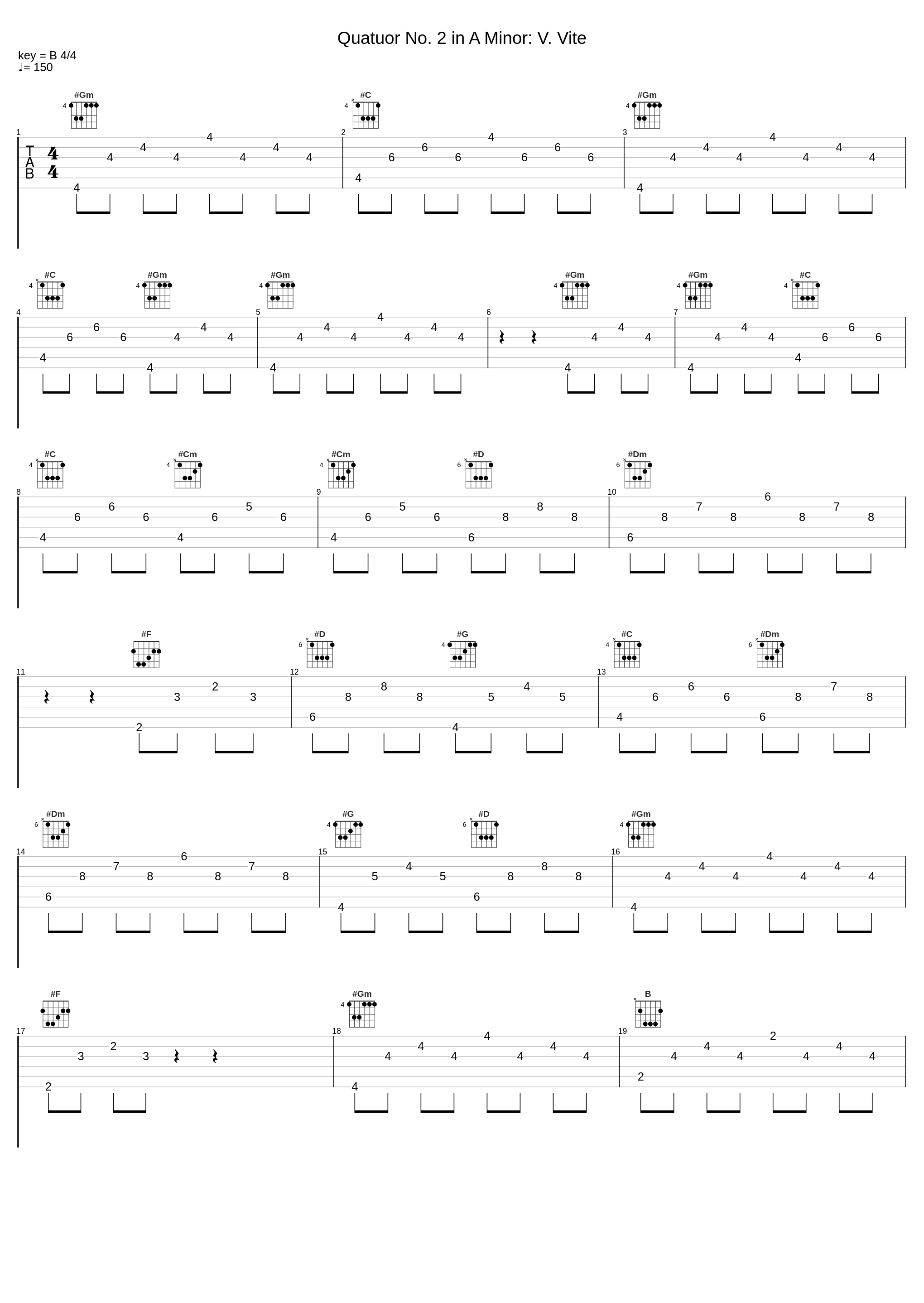 Quatuor No. 2 in A Minor: V. Vite_Florilegium,Georg Philipp Telemann_1