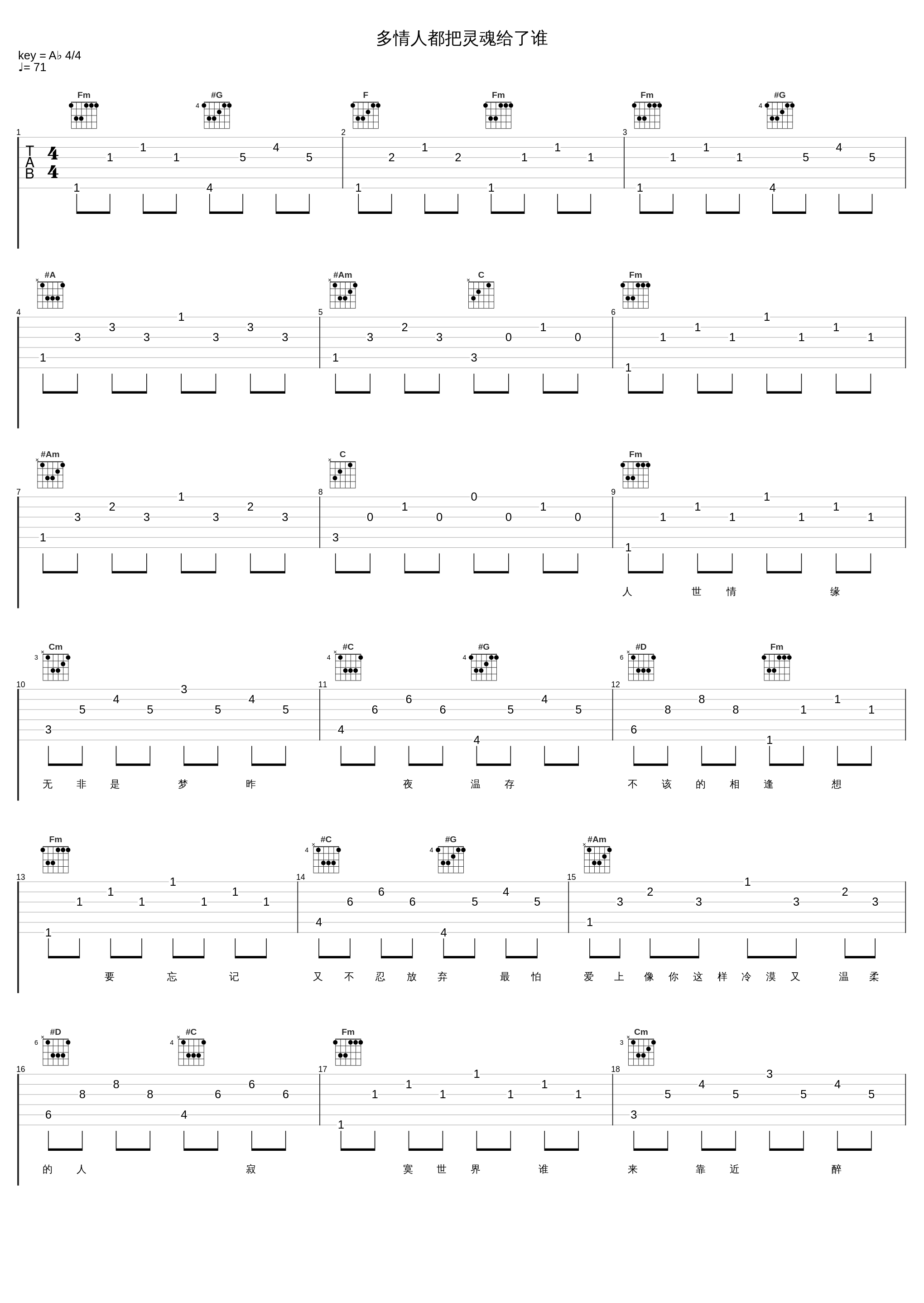 多情人都把灵魂给了谁_孙露_1