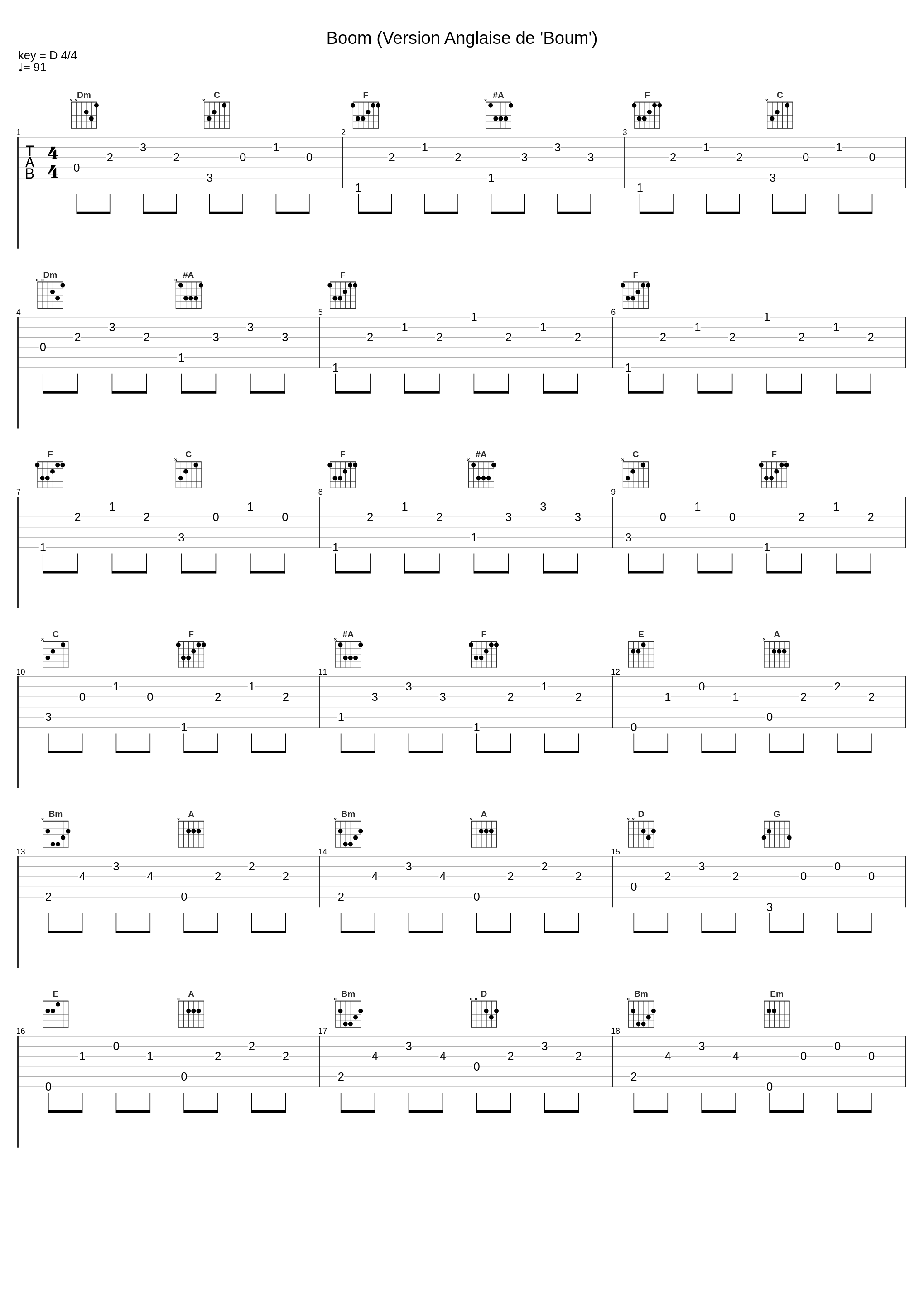 Boom (Version Anglaise de 'Boum')_Charles Trenet_1