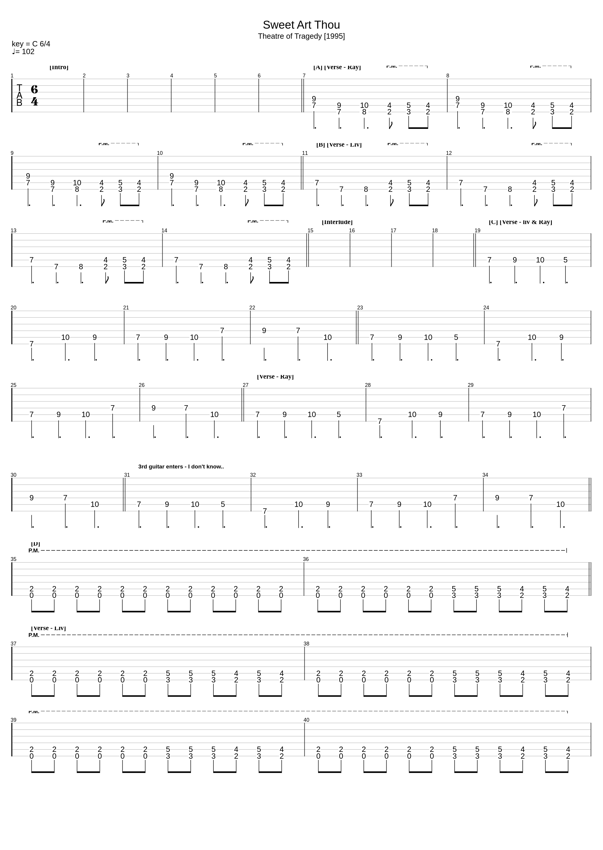 Sweet Art Thou_Theatre Of Tragedy_1