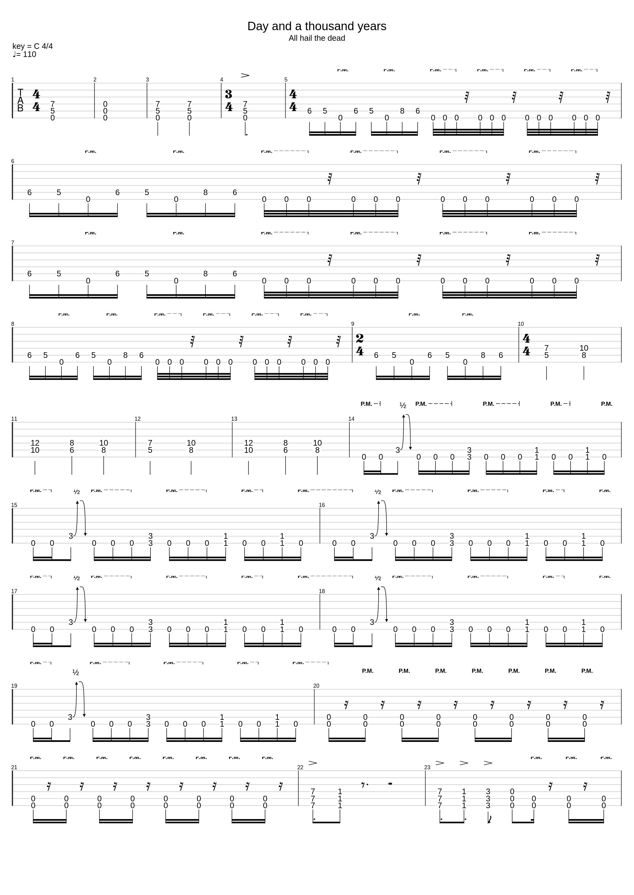 Day And A Thousand Years_Walls Of Jericho_1