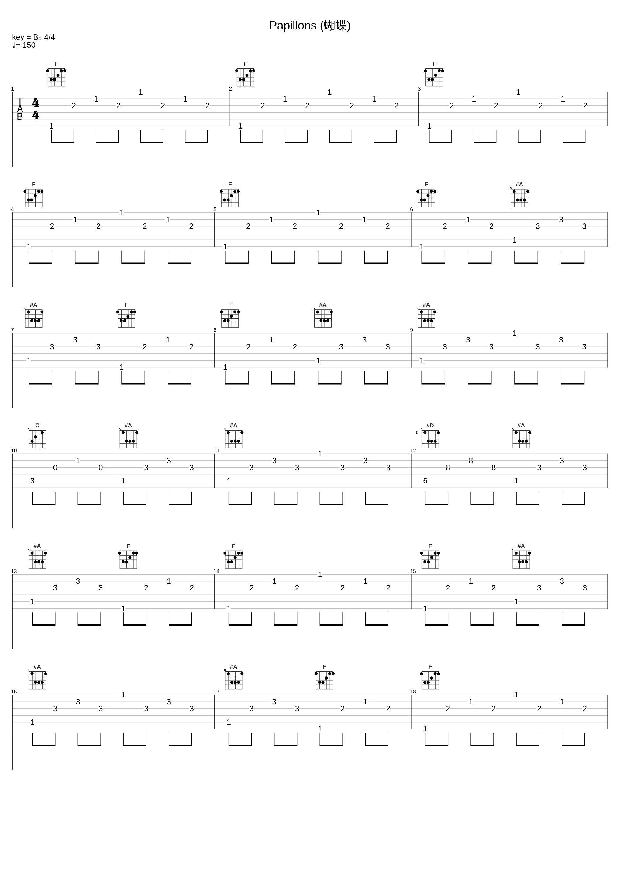 Papillons (蝴蝶)_兰柏超,Robert Schumann_1