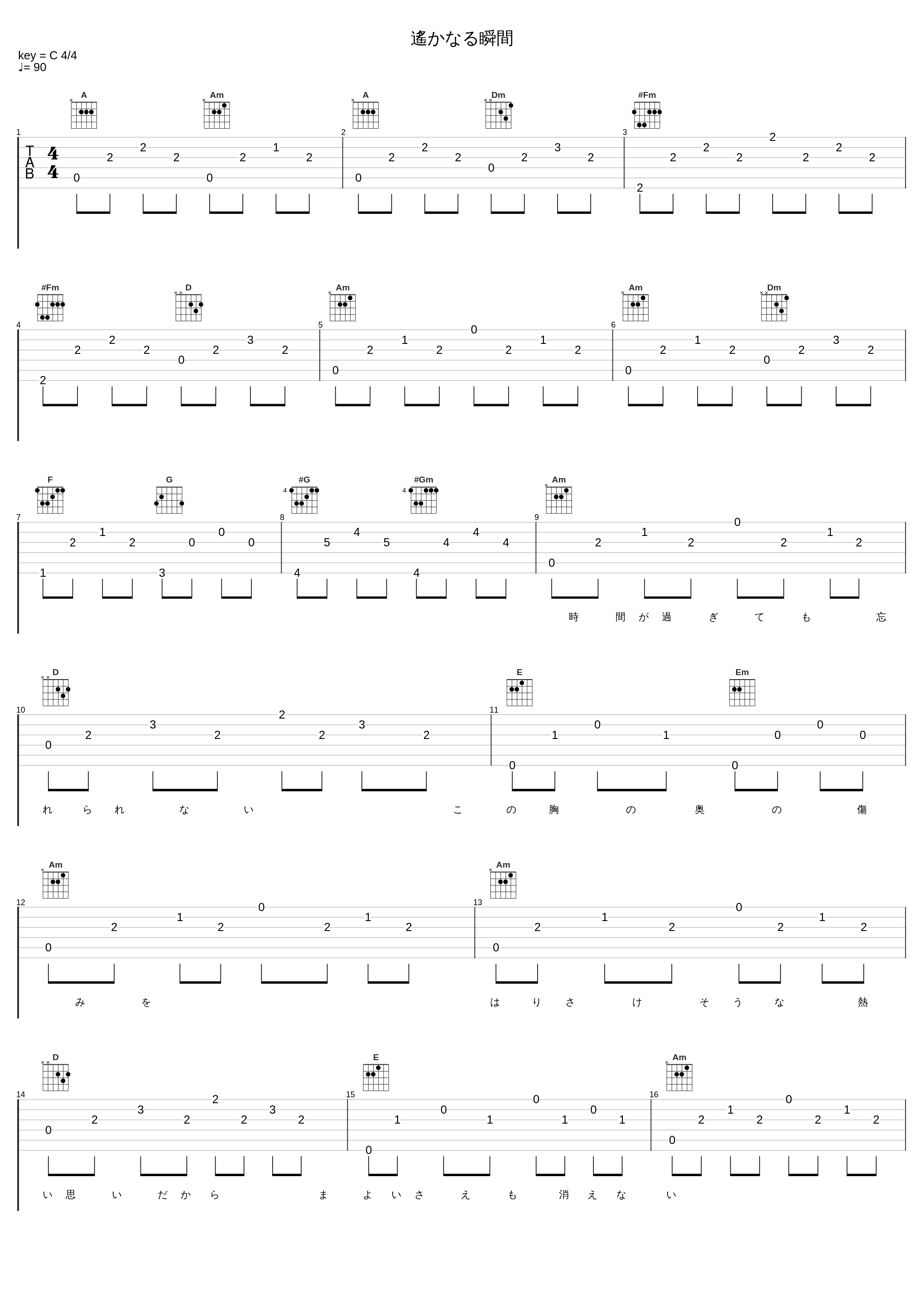 遙かなる瞬間_南方之星_1