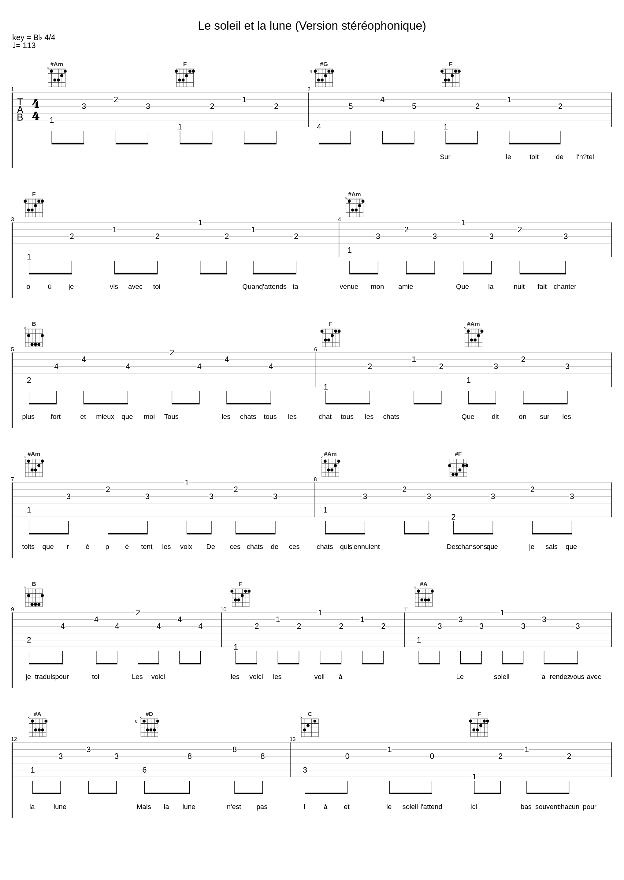 Le soleil et la lune (Version stéréophonique)_Charles Trenet_1