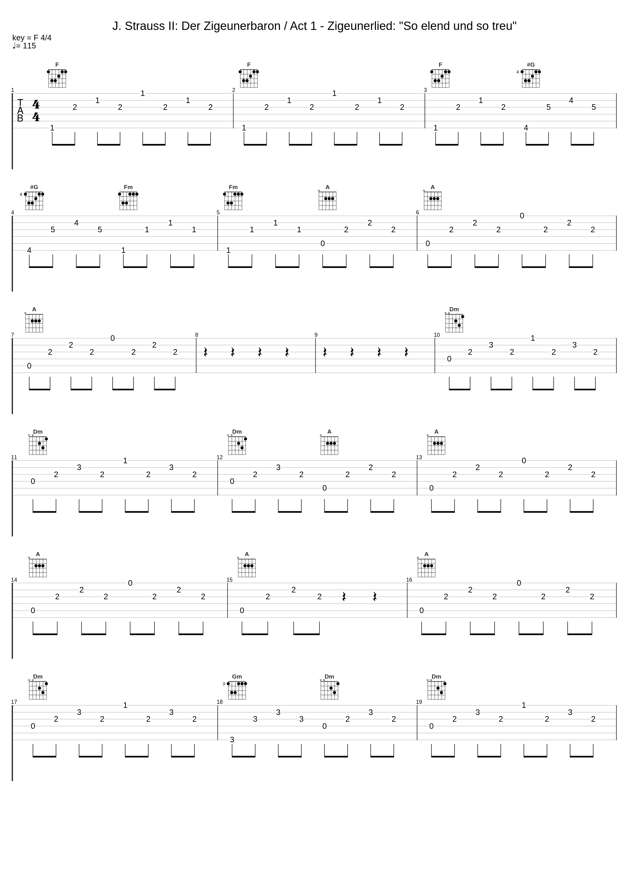 J. Strauss II: Der Zigeunerbaron / Act 1 - Zigeunerlied: "So elend und so treu"_August Jaresch,Alfred Poell,Karl Dönch,Julius Patzak,Kurt Preger,Emmy Loose,Stefii Leverenz,Rosette Anday,Hilde Zadek,Wiener Philharmoniker,Clemens Krauss_1