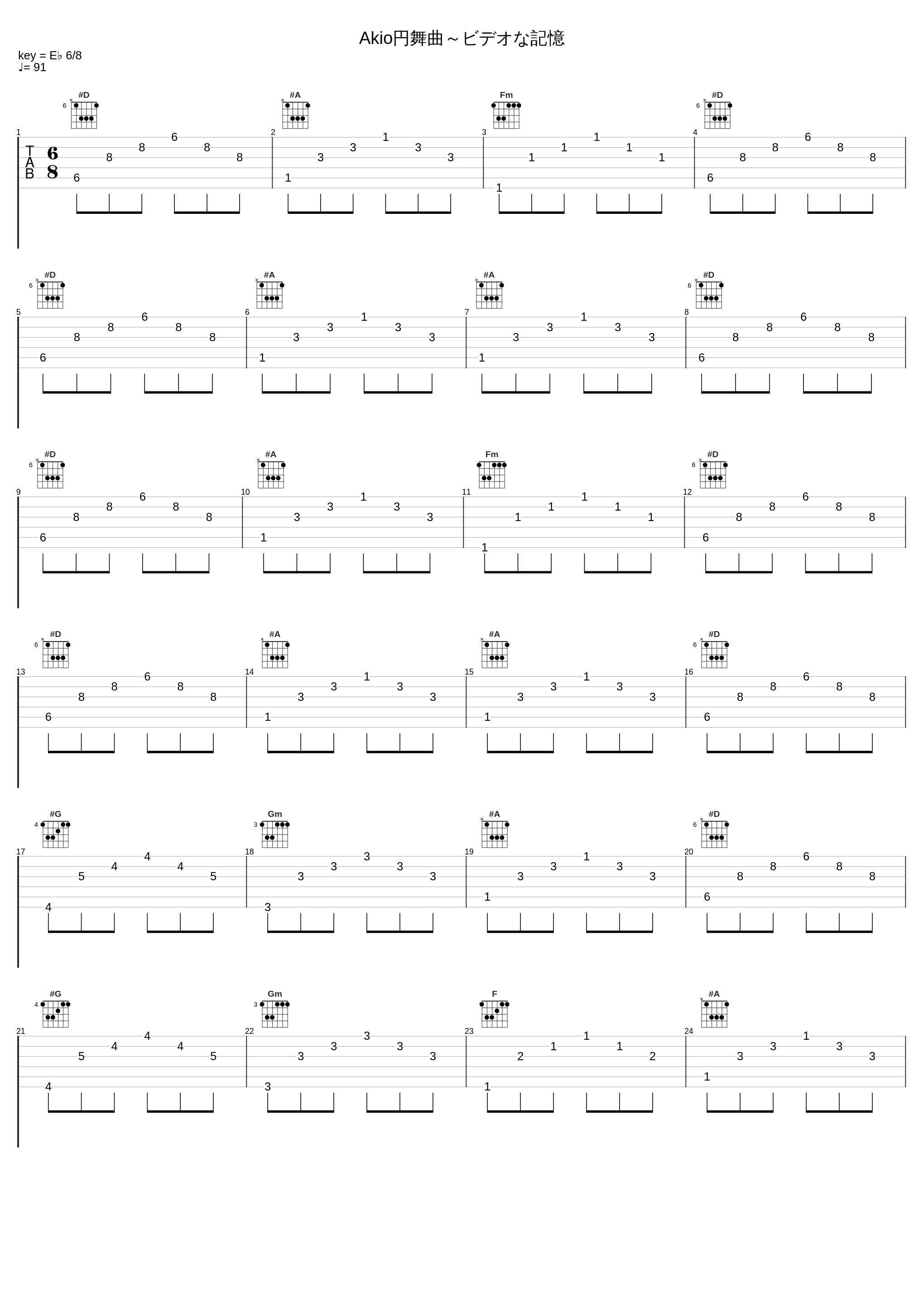 Akio円舞曲～ビデオな記憶_光宗信吉_1