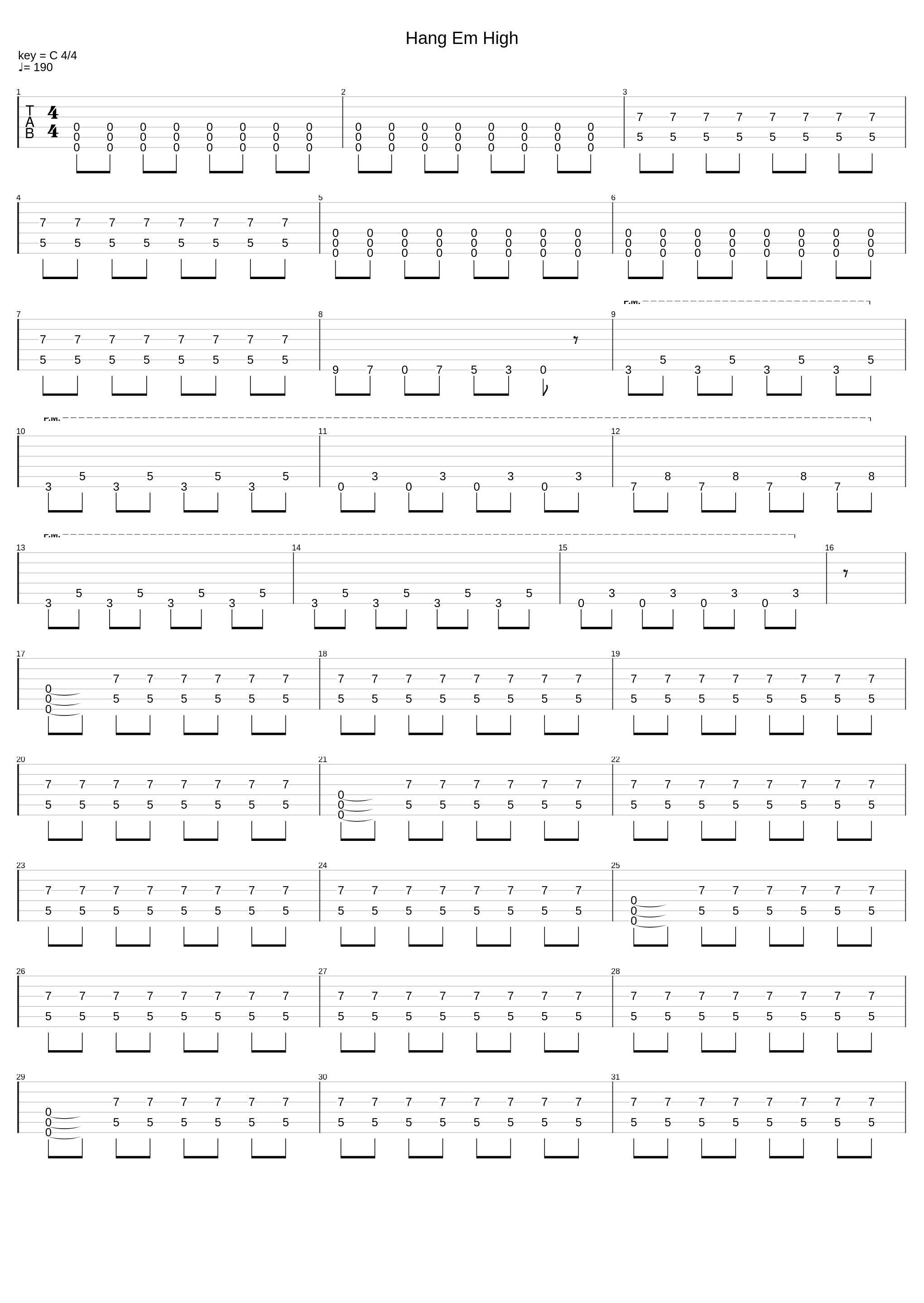 Hang Em High_A Static Lullaby_1