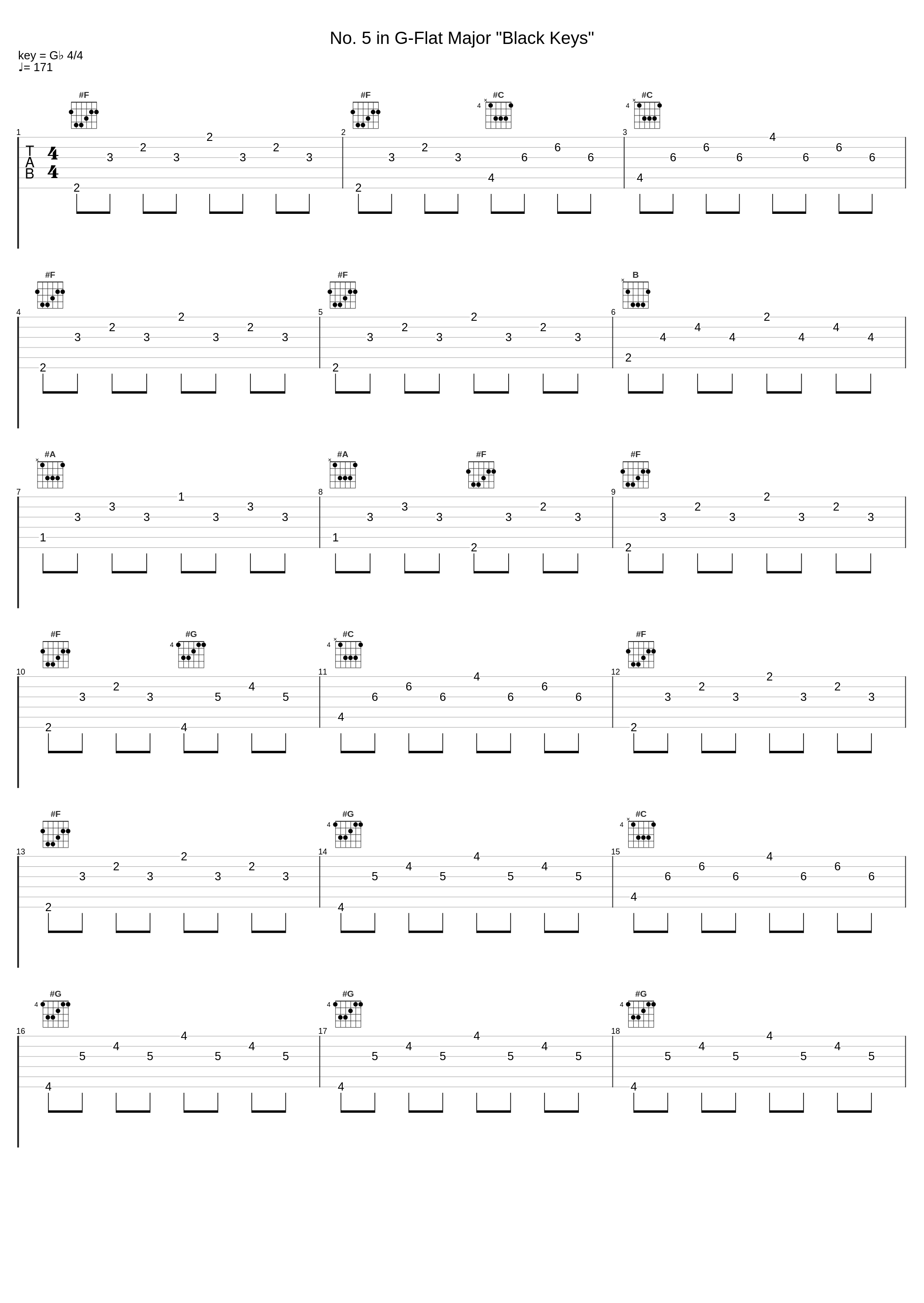 No. 5 in G-Flat Major "Black Keys"_Diana Jaworska_1