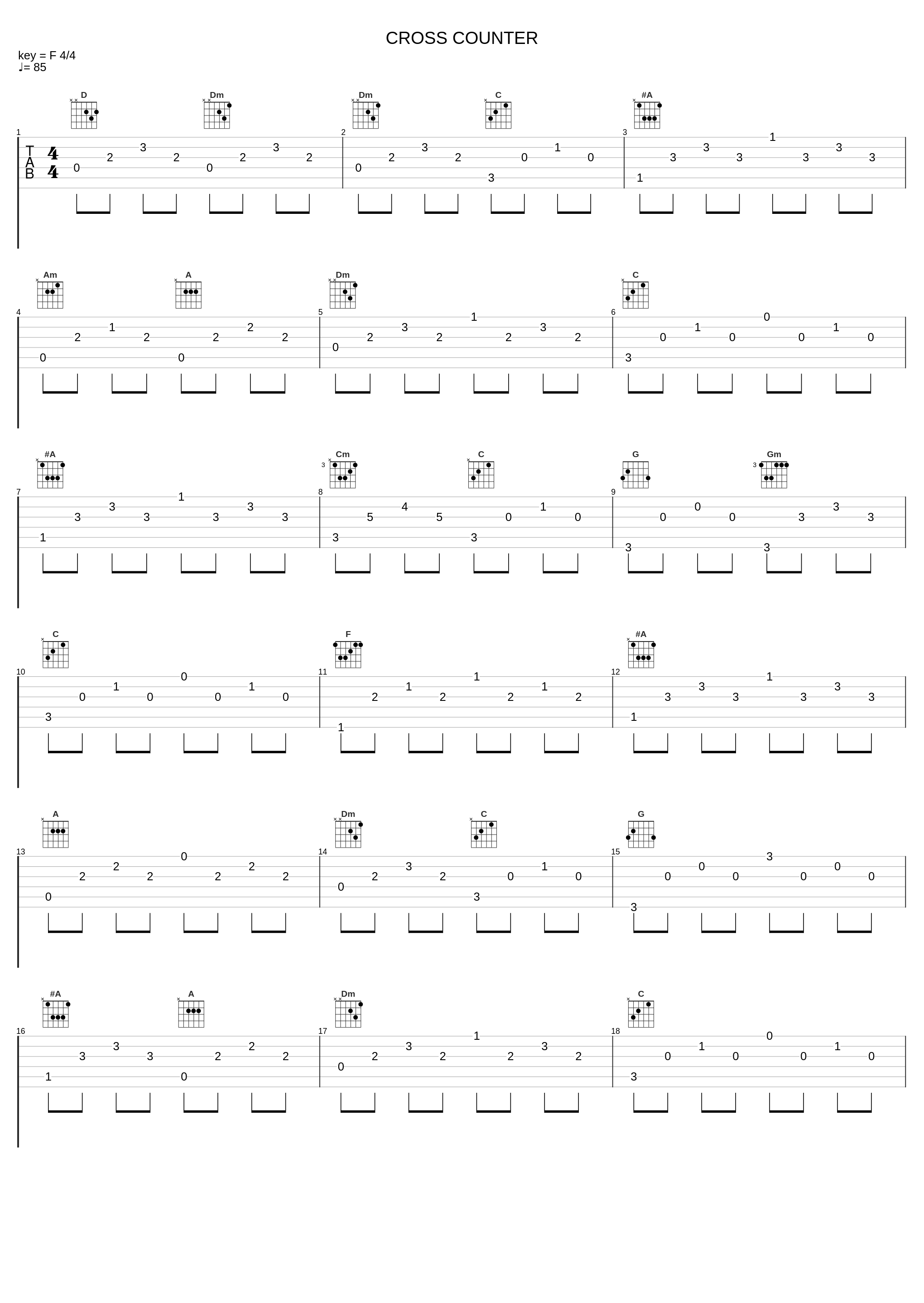 CROSS COUNTER_澤野弘之_1