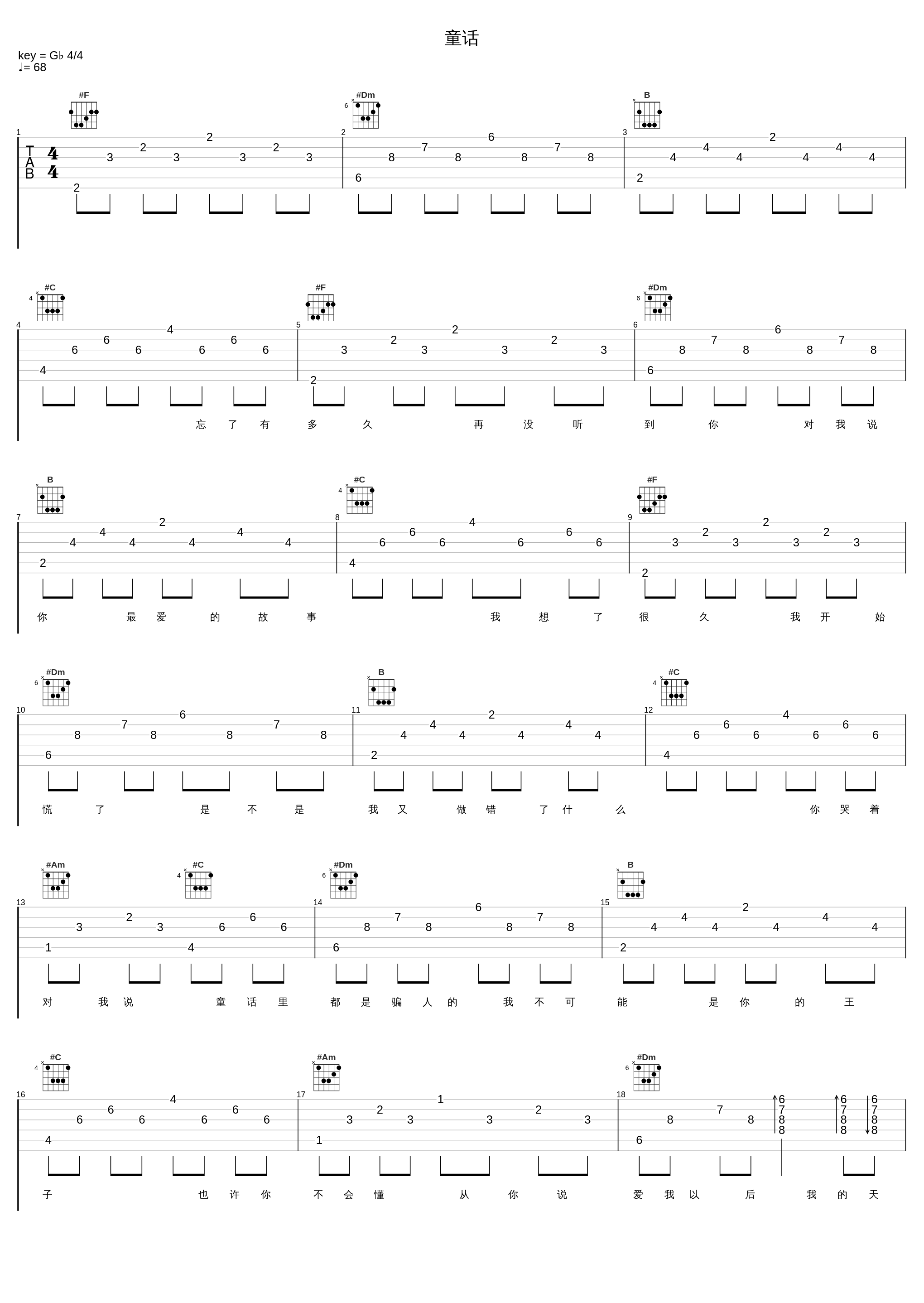 童话_萧敬腾,晨悠 melFlow_1