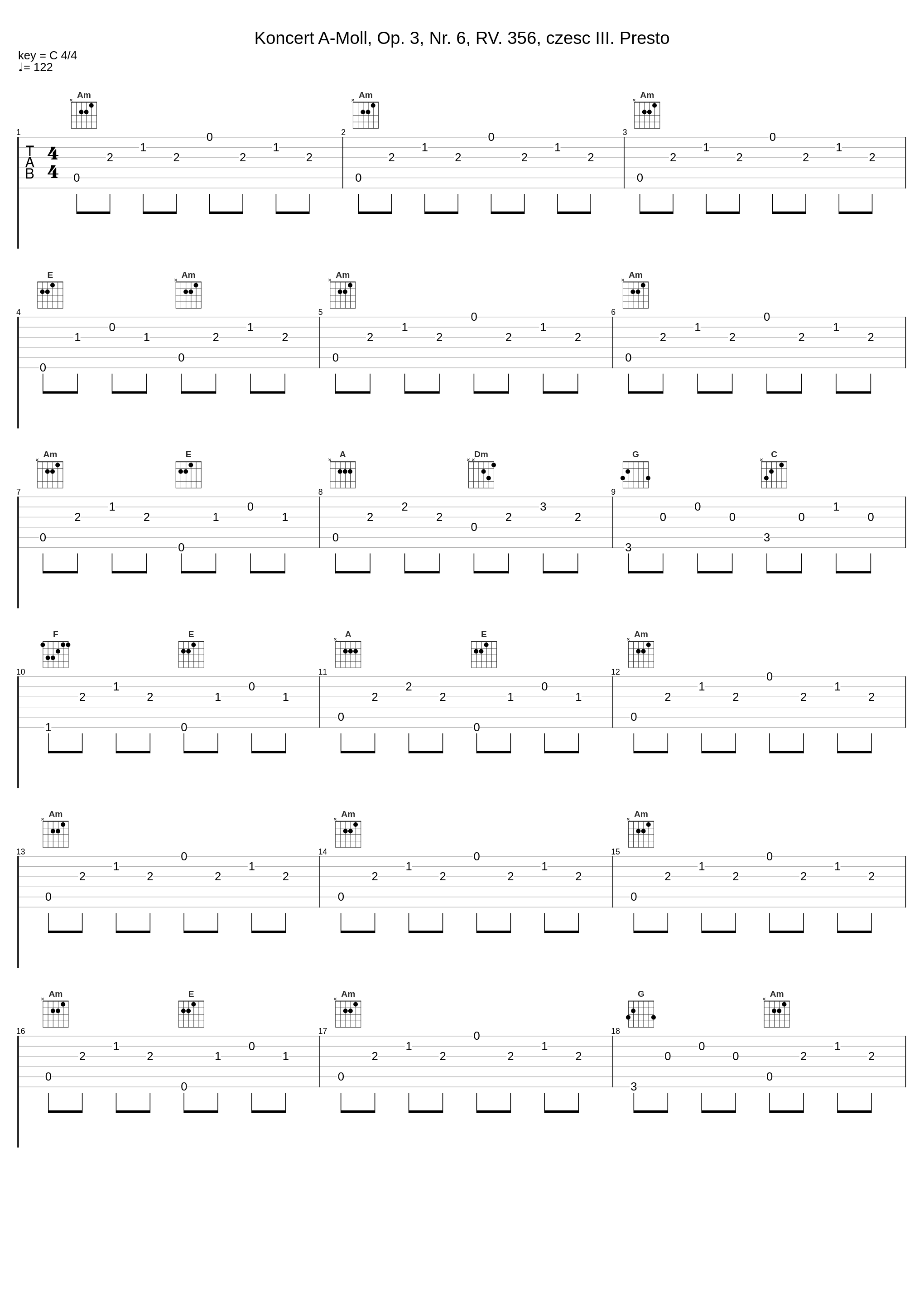 Koncert A-Moll, Op. 3, Nr. 6, RV. 356, czesc III. Presto_Natalia Walewska,A. Stam-Grzywacz_1