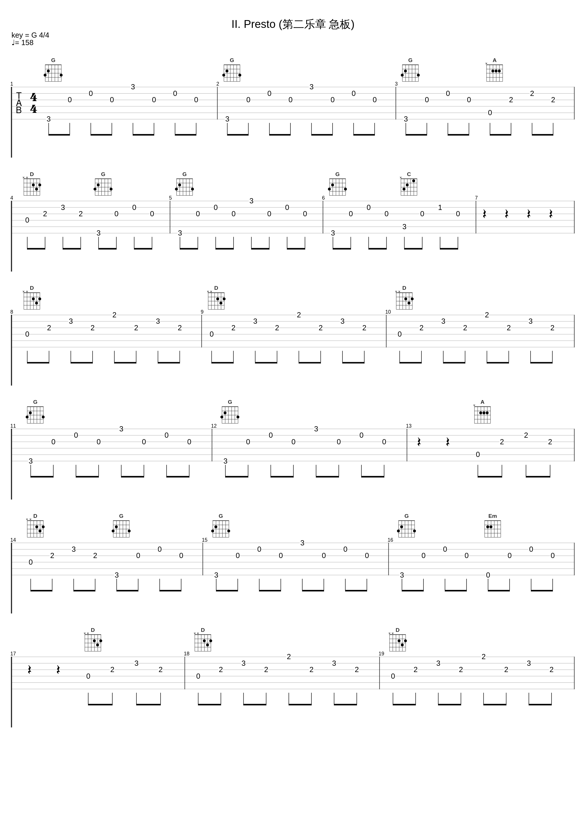 II. Presto (第二乐章 急板)_Thomas Sauer_1