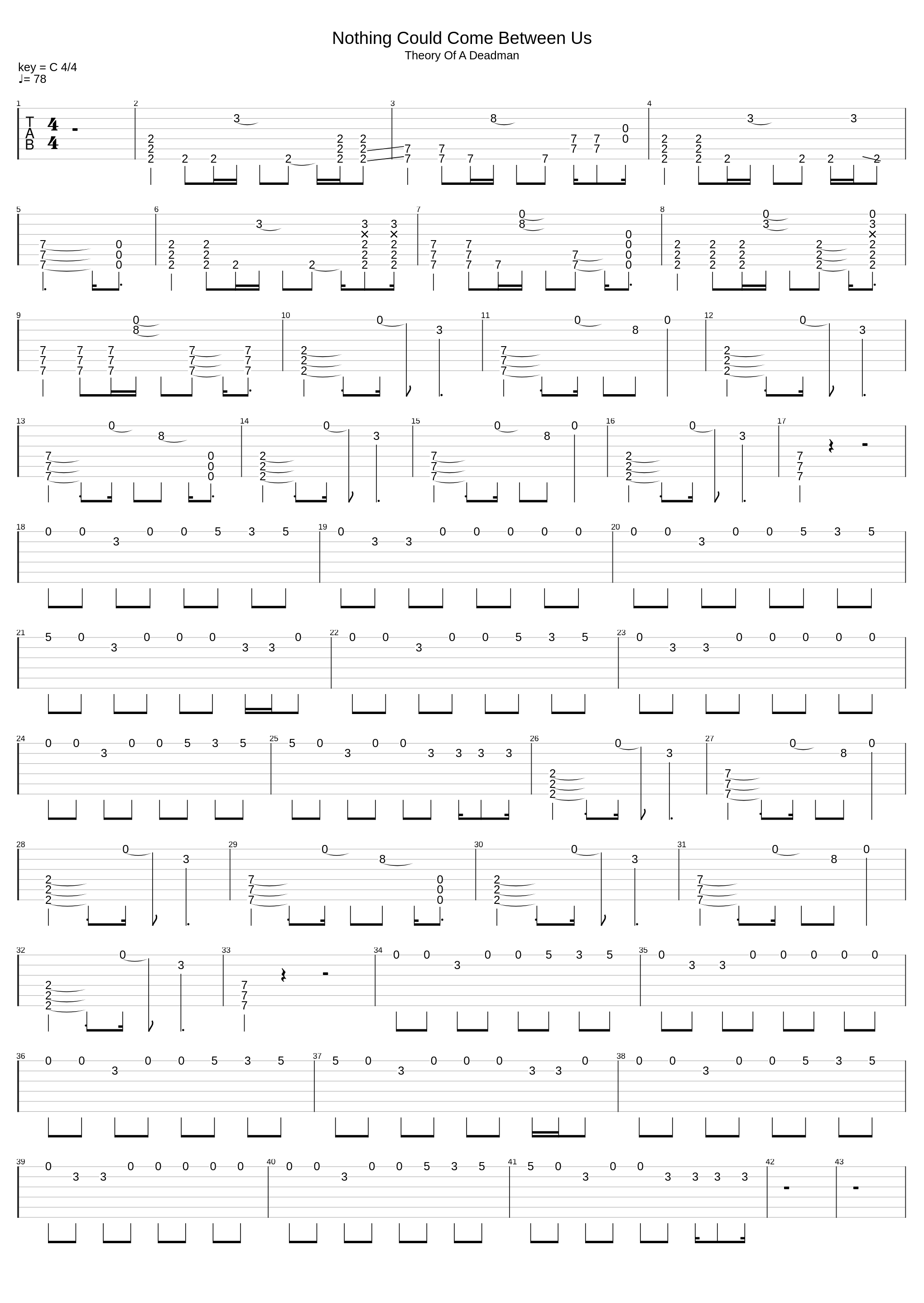 Nothing Can Come Between Us_Theory Of A Deadman_1