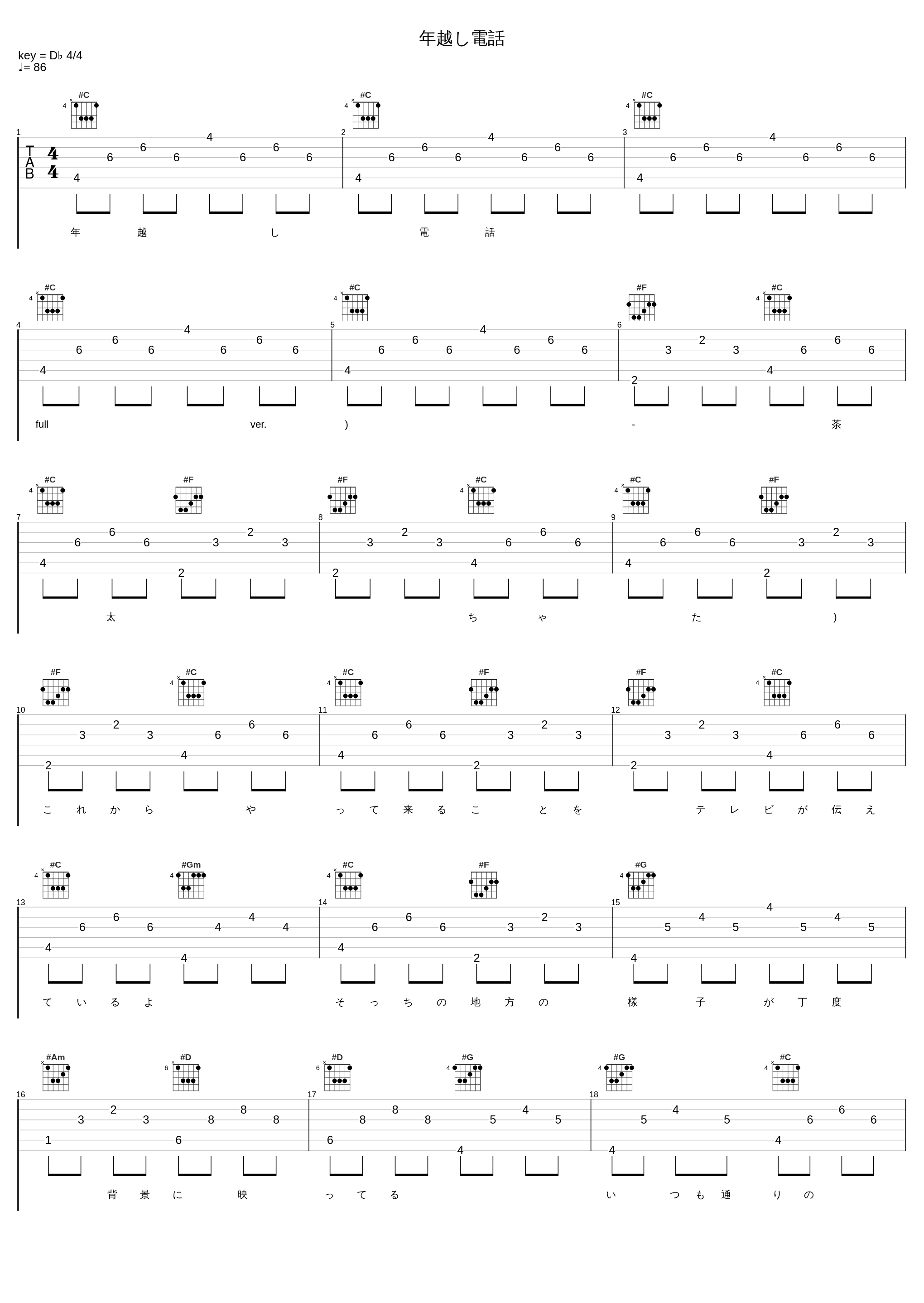 年越し電話_茶太_1