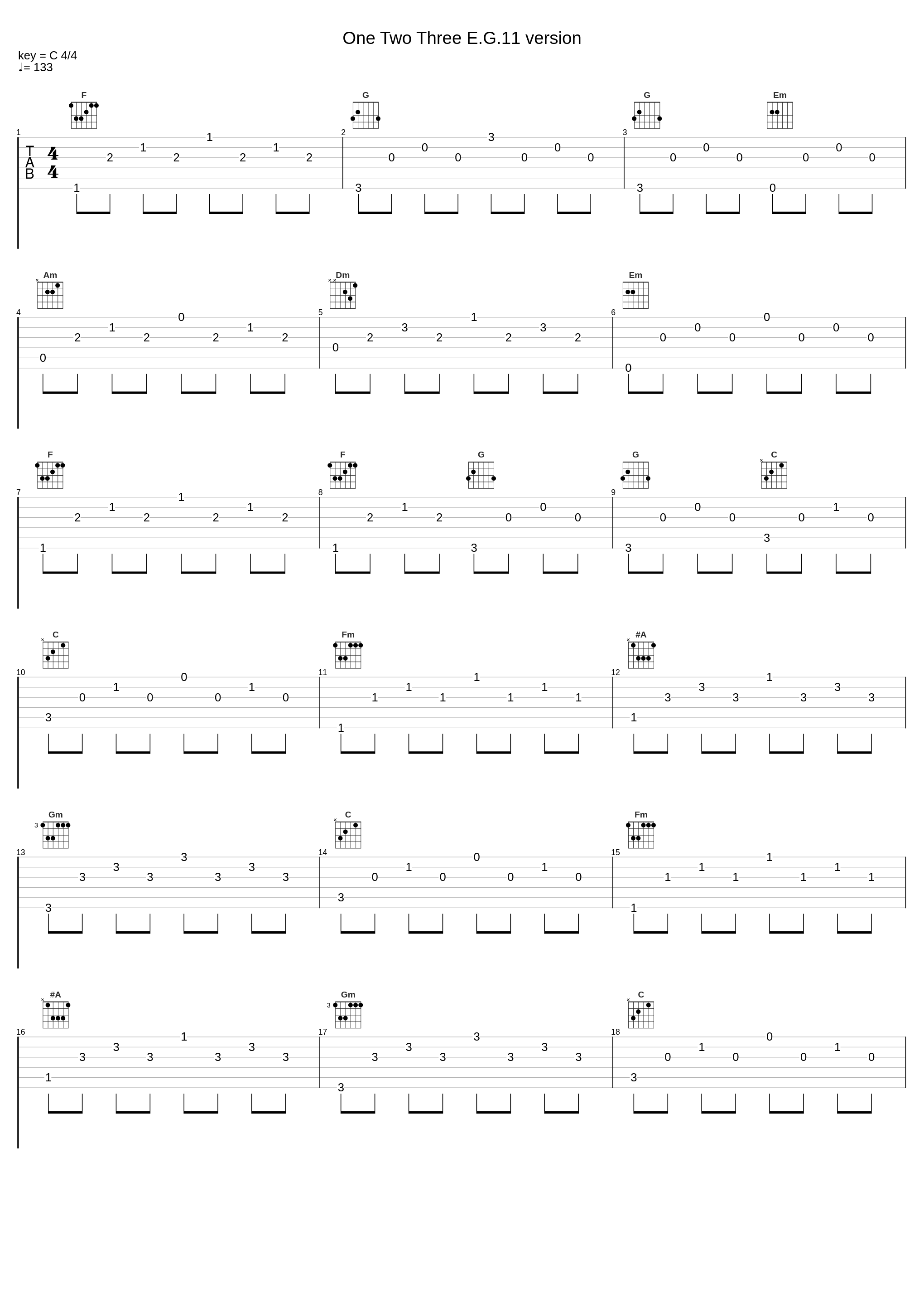 One Two Three E.G.11 version_E-Girls_1