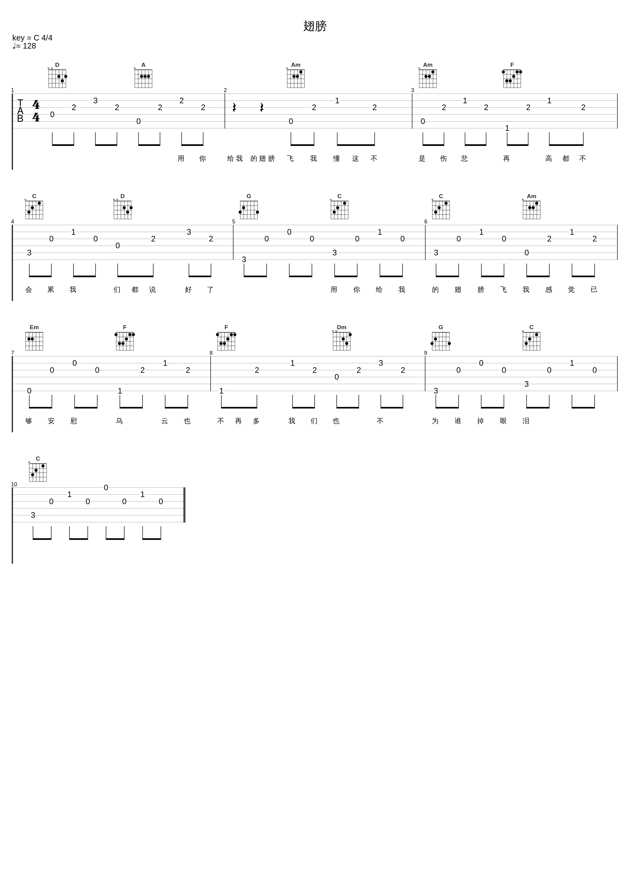 翅膀_林俊杰,廖野天_1