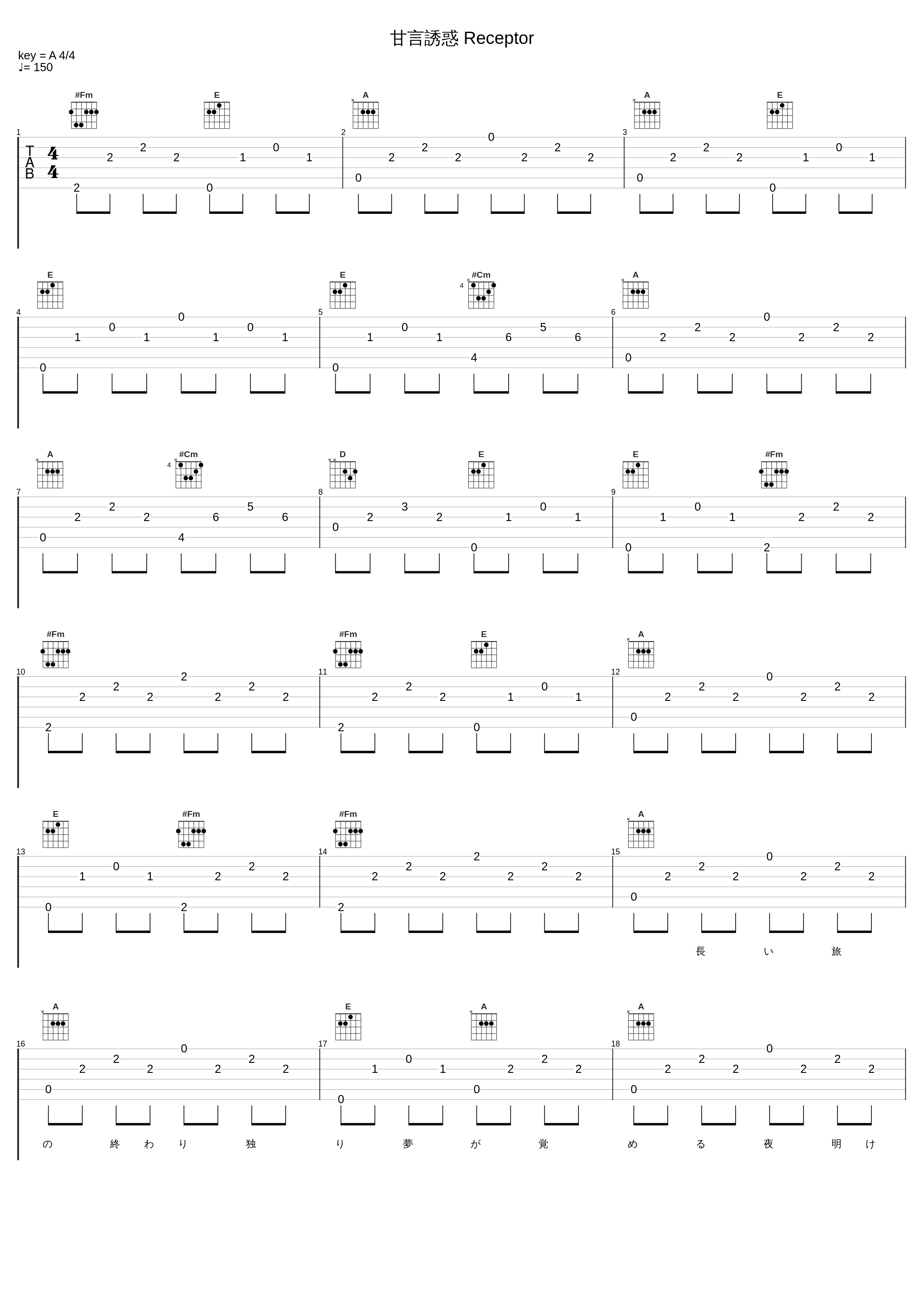 甘言誘惑 Receptor_sweet ARMS_1