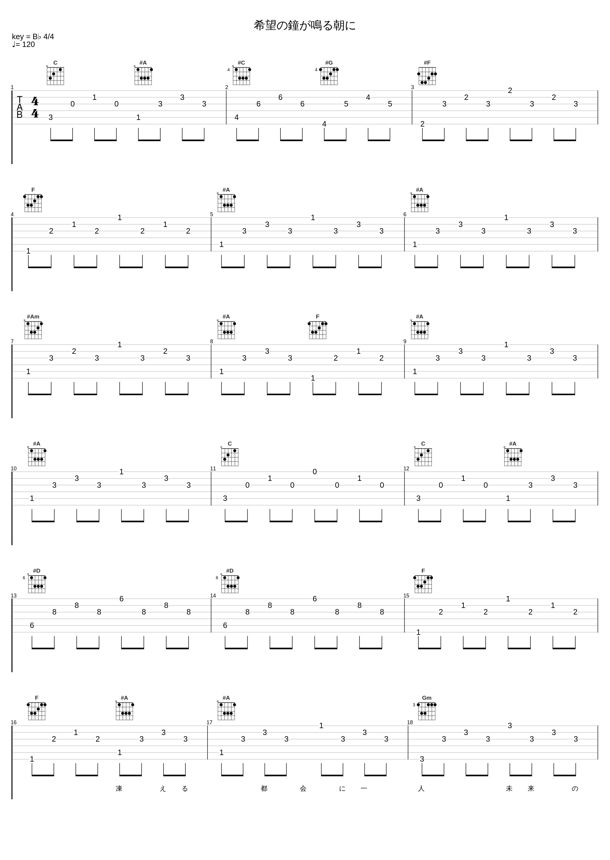 希望の鐘が鳴る朝に_THE ALFEE_1