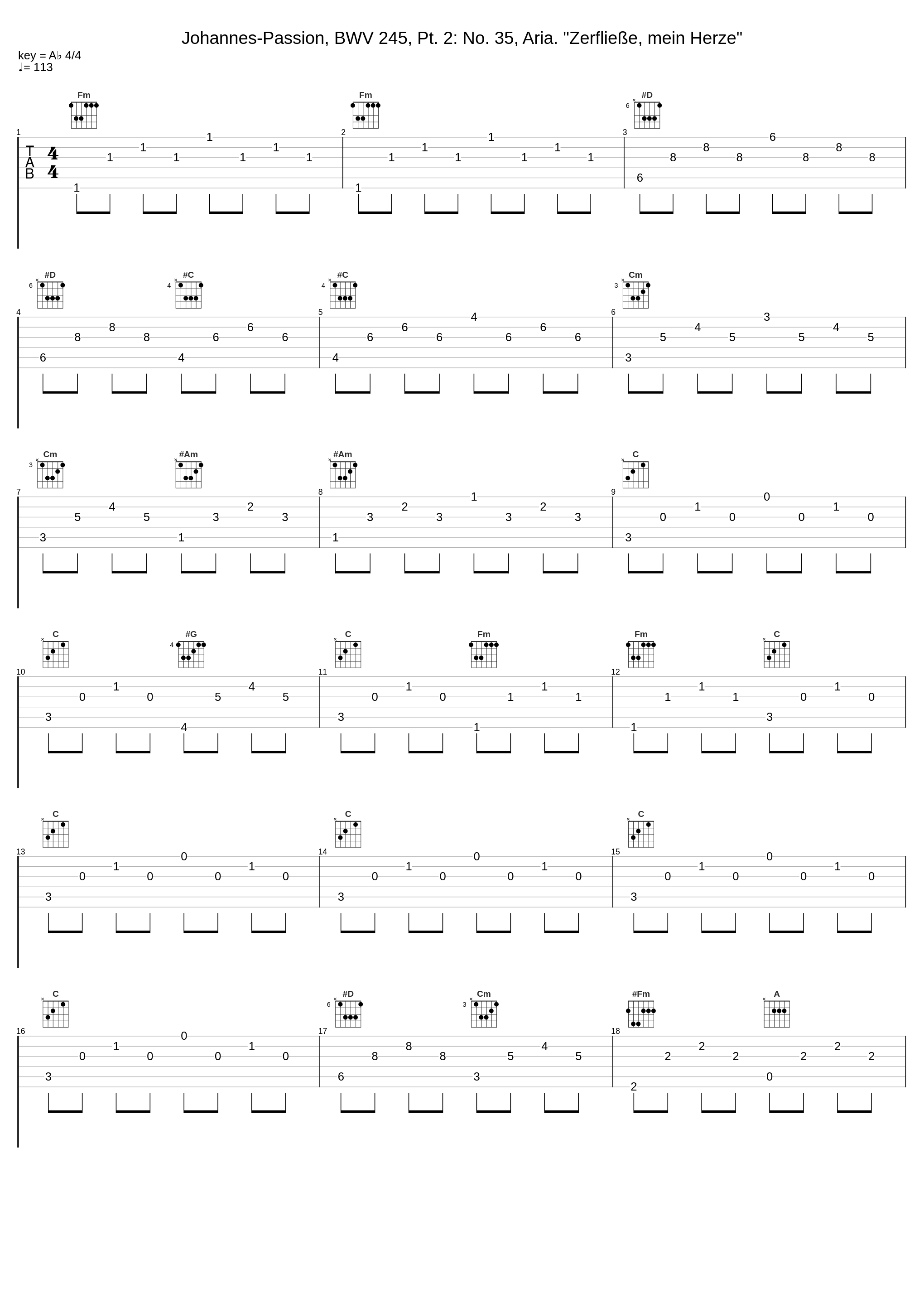 Johannes-Passion, BWV 245, Pt. 2: No. 35, Aria. "Zerfließe, mein Herze"_Theo Altmeyer,Franz Crass,Kurt Moll,Helmut Kühnle,Susanne Dürr,Martin Hermann,Elly Ameling,Brigitte Fassbaender,Kurt Equiluz,Siegmund Nimsgern,Hartmut Strebel,Michel Piguet,Hans-Ludwig Hauck,Heinz Jopen,Helga Thoene,Heinrich Haferland,Micha_1