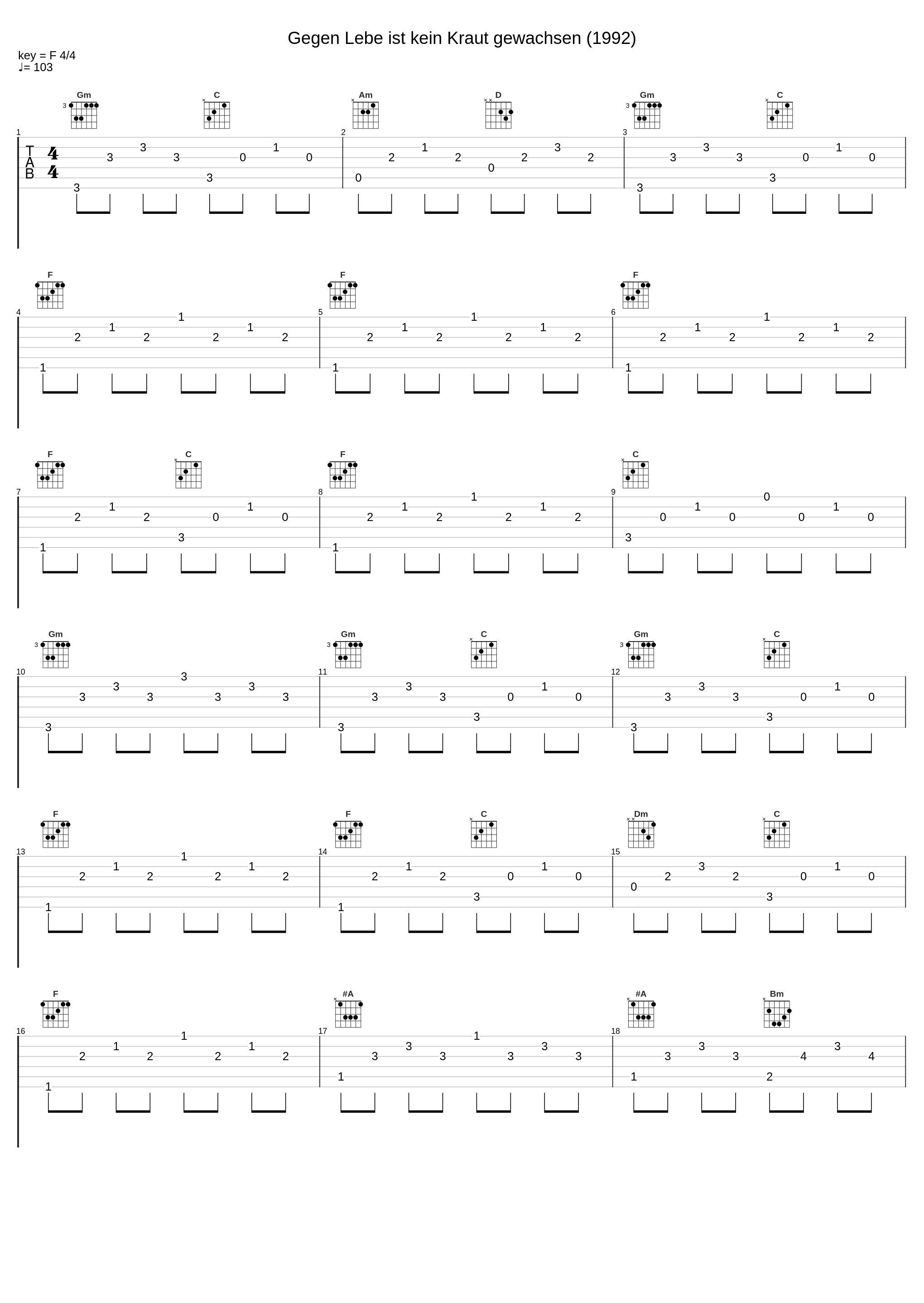 Gegen Lebe ist kein Kraut gewachsen (1992)_Graham Bonney_1