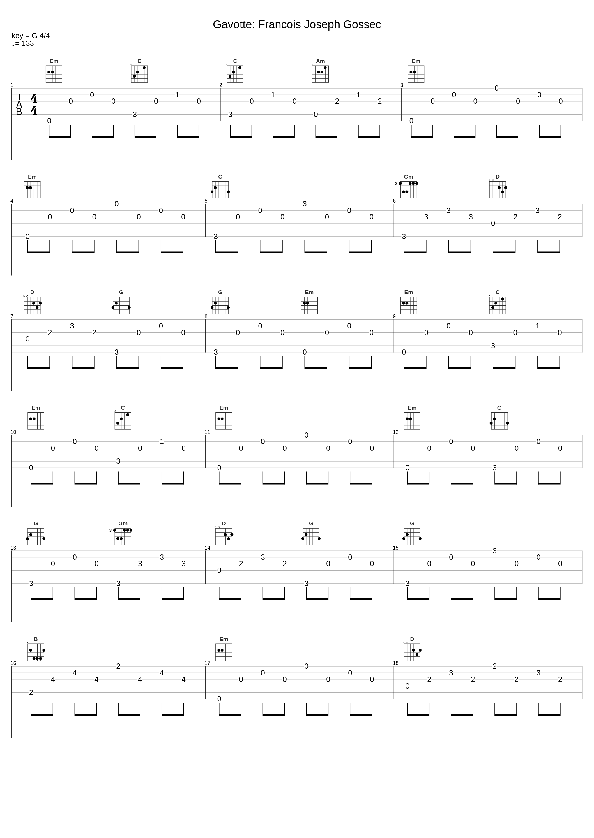 Gavotte: Francois Joseph Gossec_Tickletoons,Flutesweets,Franz Schubert_1