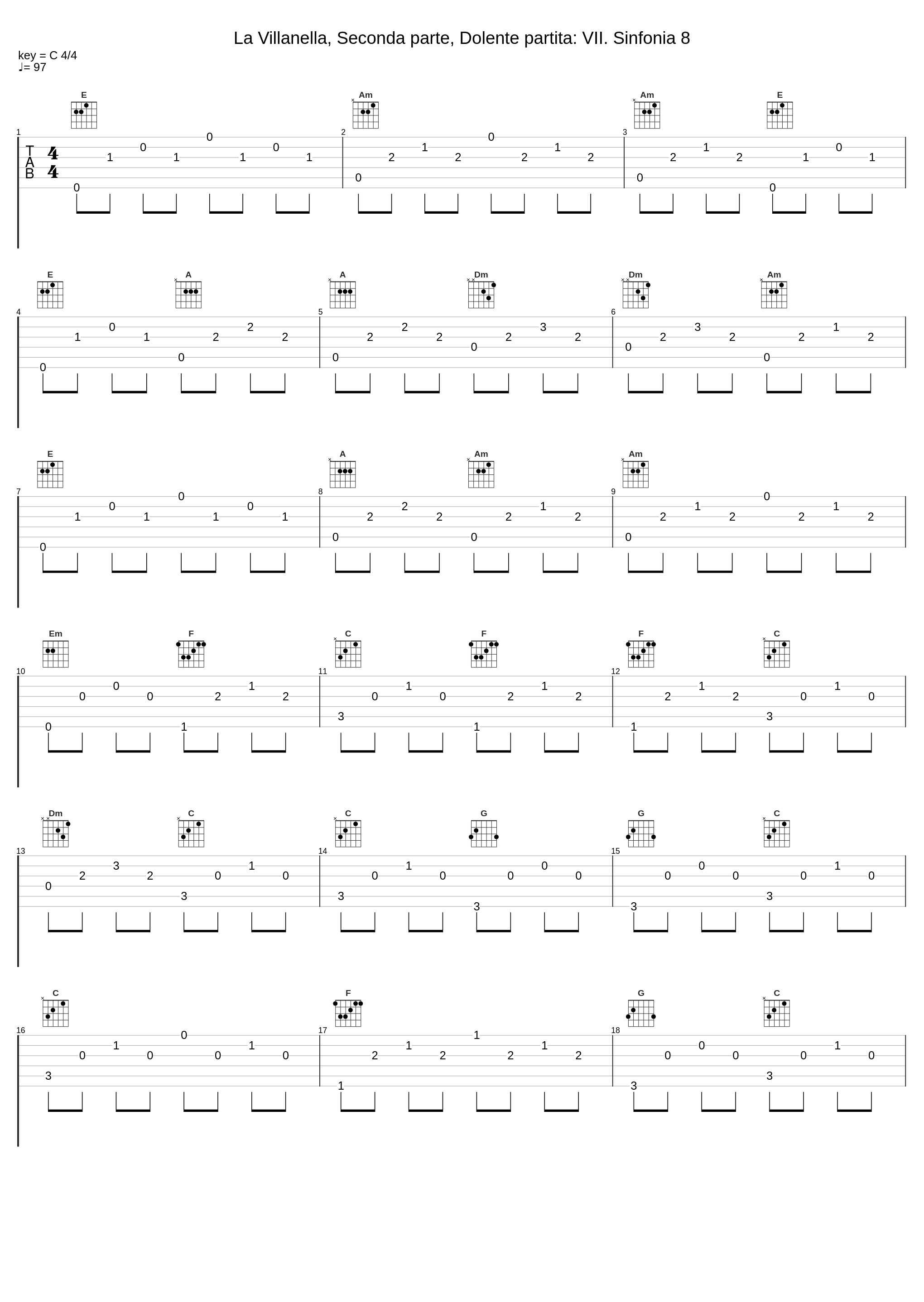 La Villanella, Seconda parte, Dolente partita: VII. Sinfonia 8_L'Arpeggiata,Christina Pluhar_1