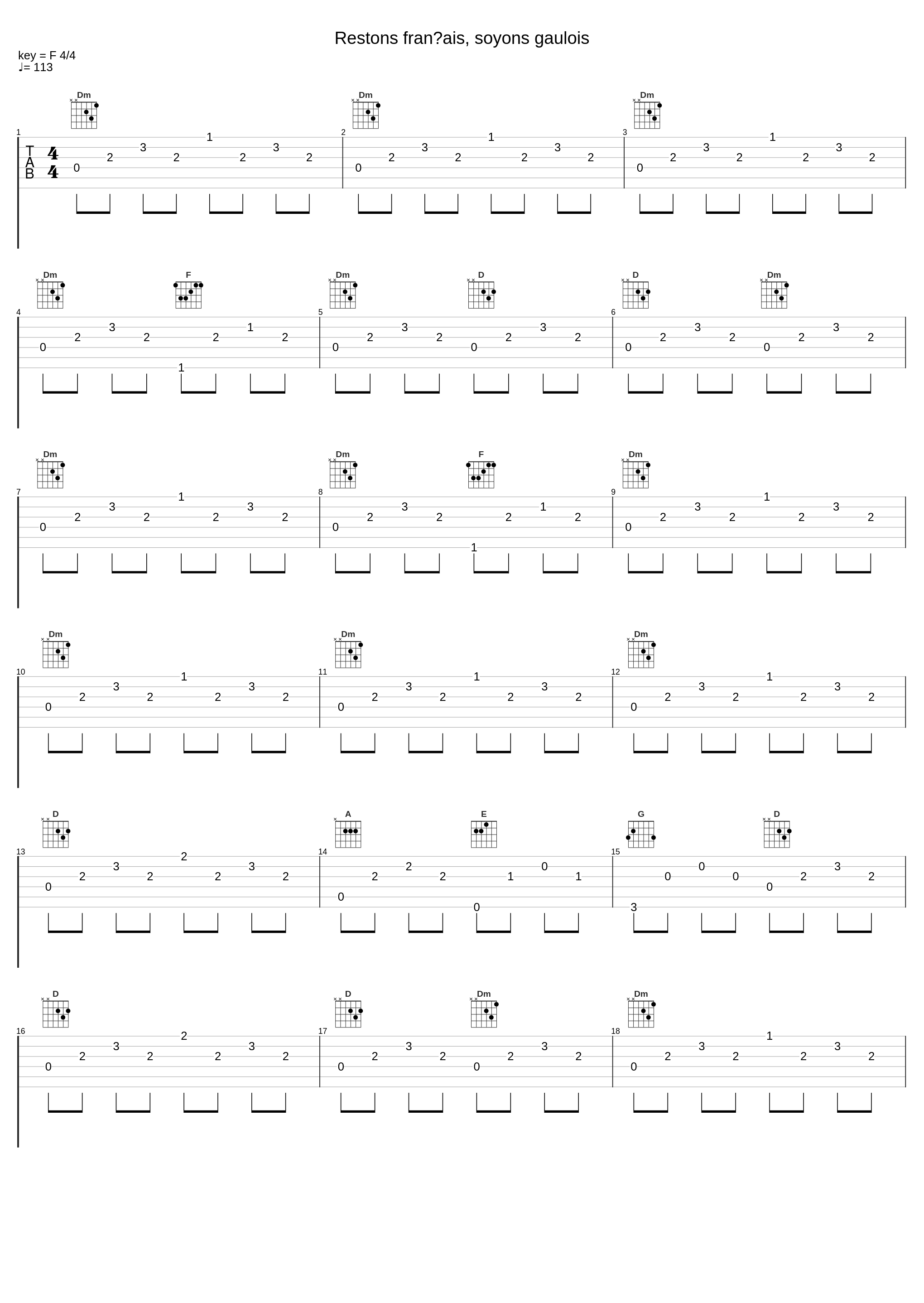 Restons français, soyons gaulois_Jacques Dutronc_1