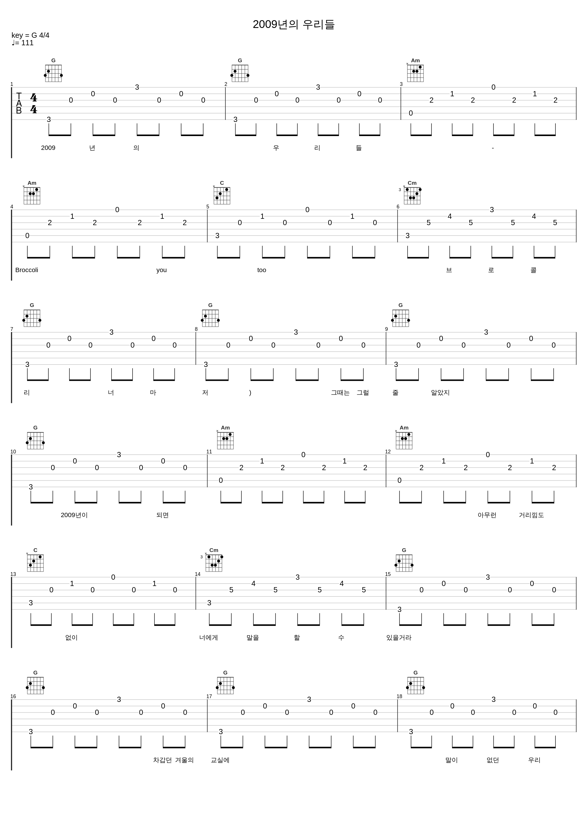 2009년의 우리들_Broccoli you too_1